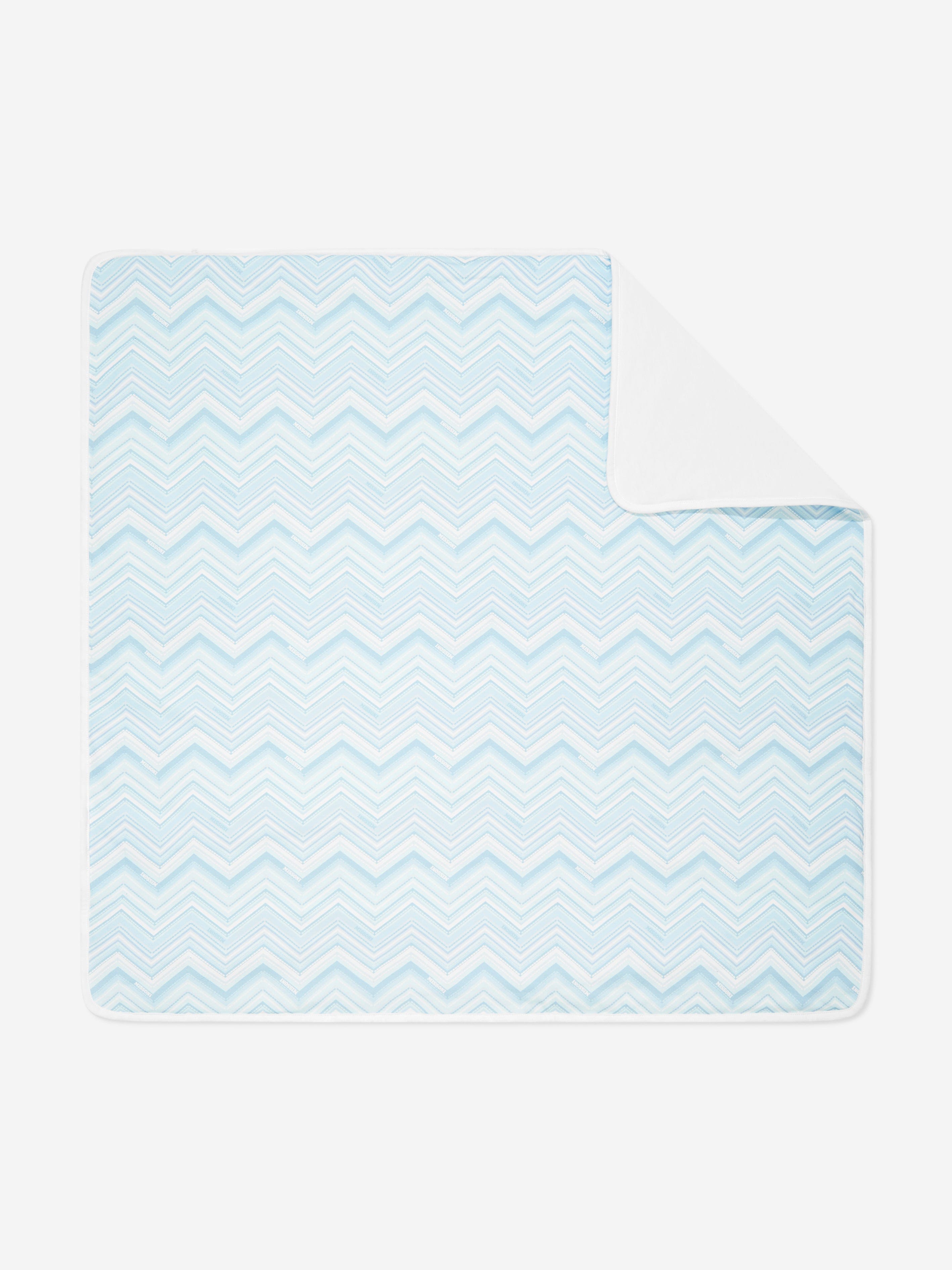 Missoni Baby Boys Zigzag Blanket in Blue