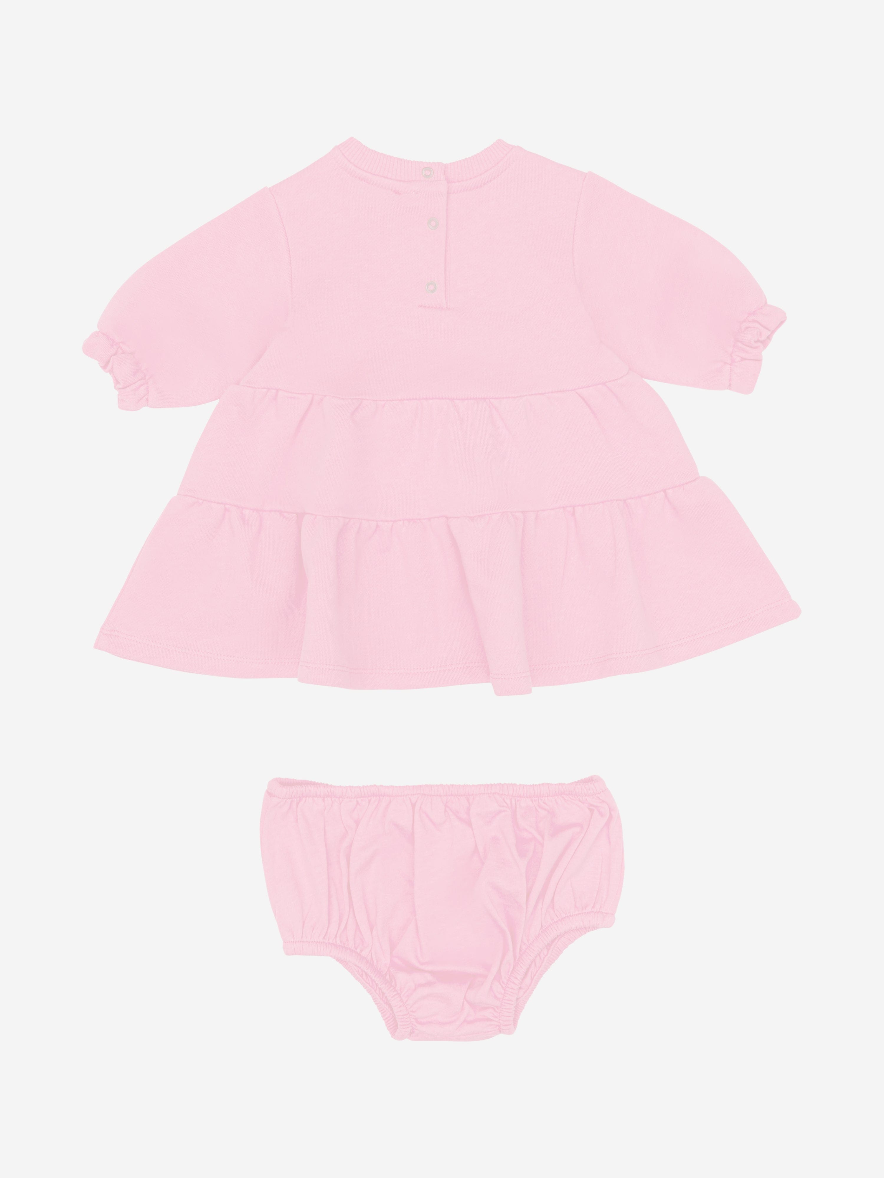 Missoni Baby Girls Jersey Dress With Knickers in Pink