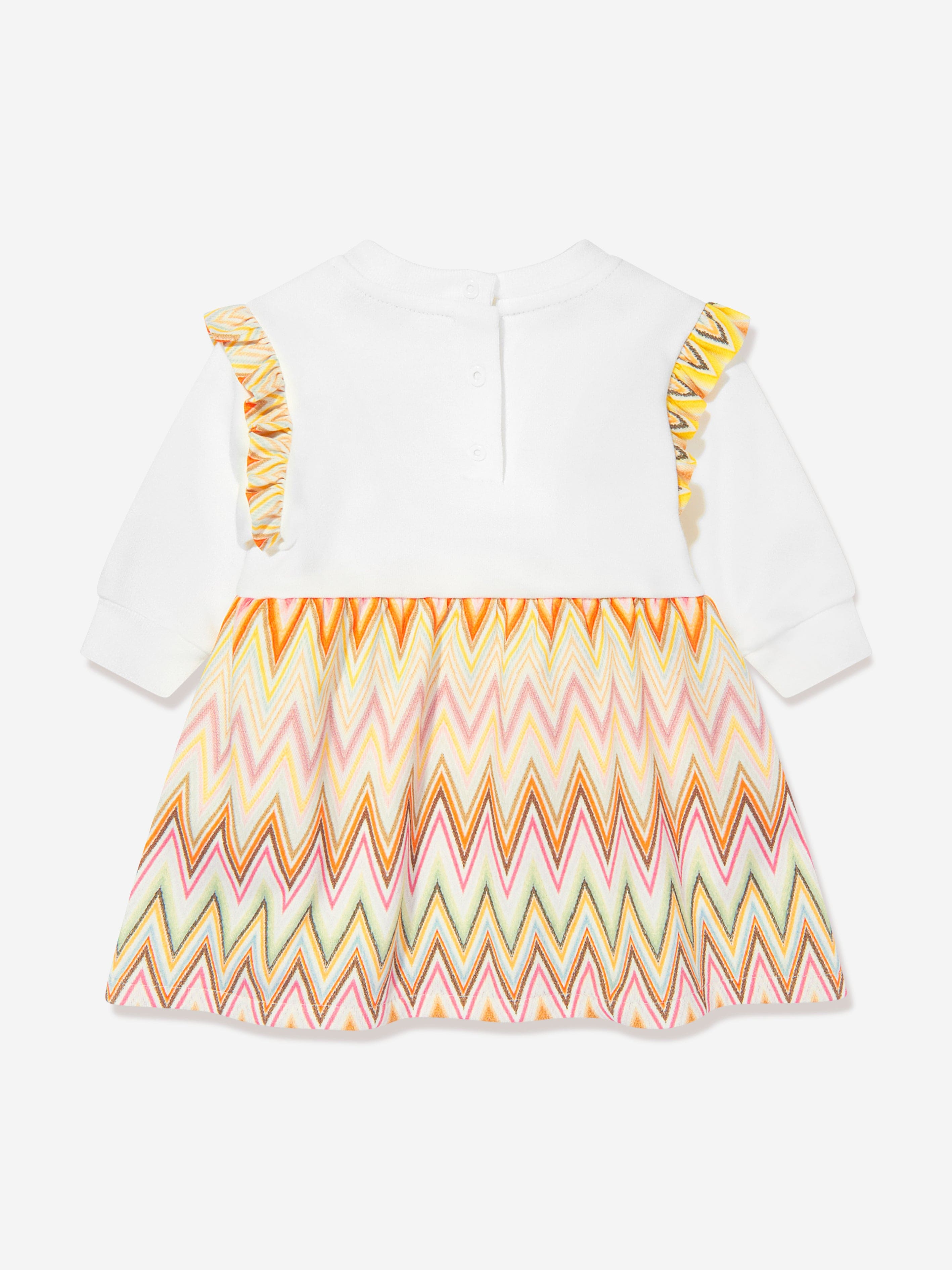 Missoni Baby Girls Zigzag Dress in Multicolour