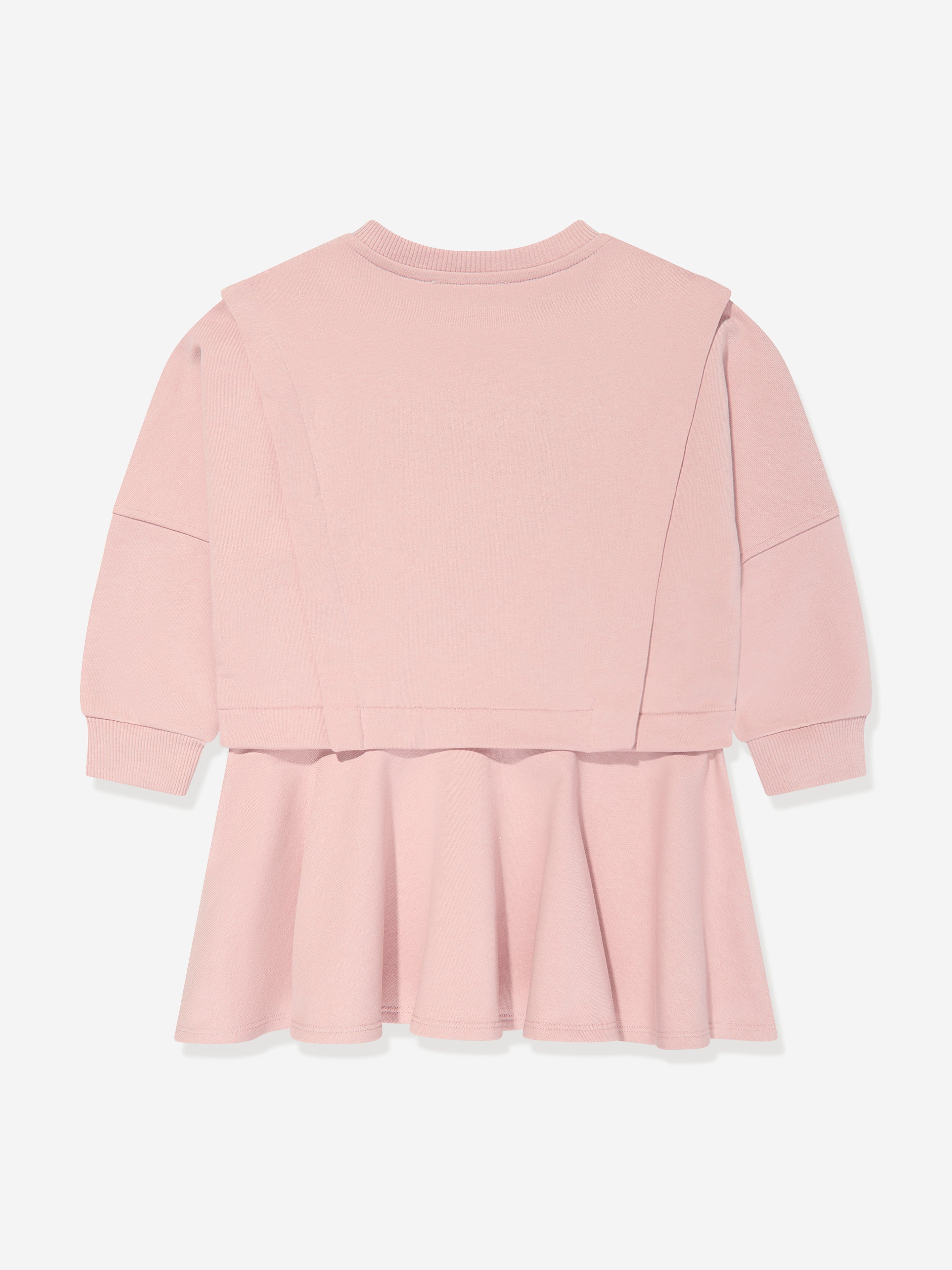 Missoni Girls Logo Sweater Dress in Pink