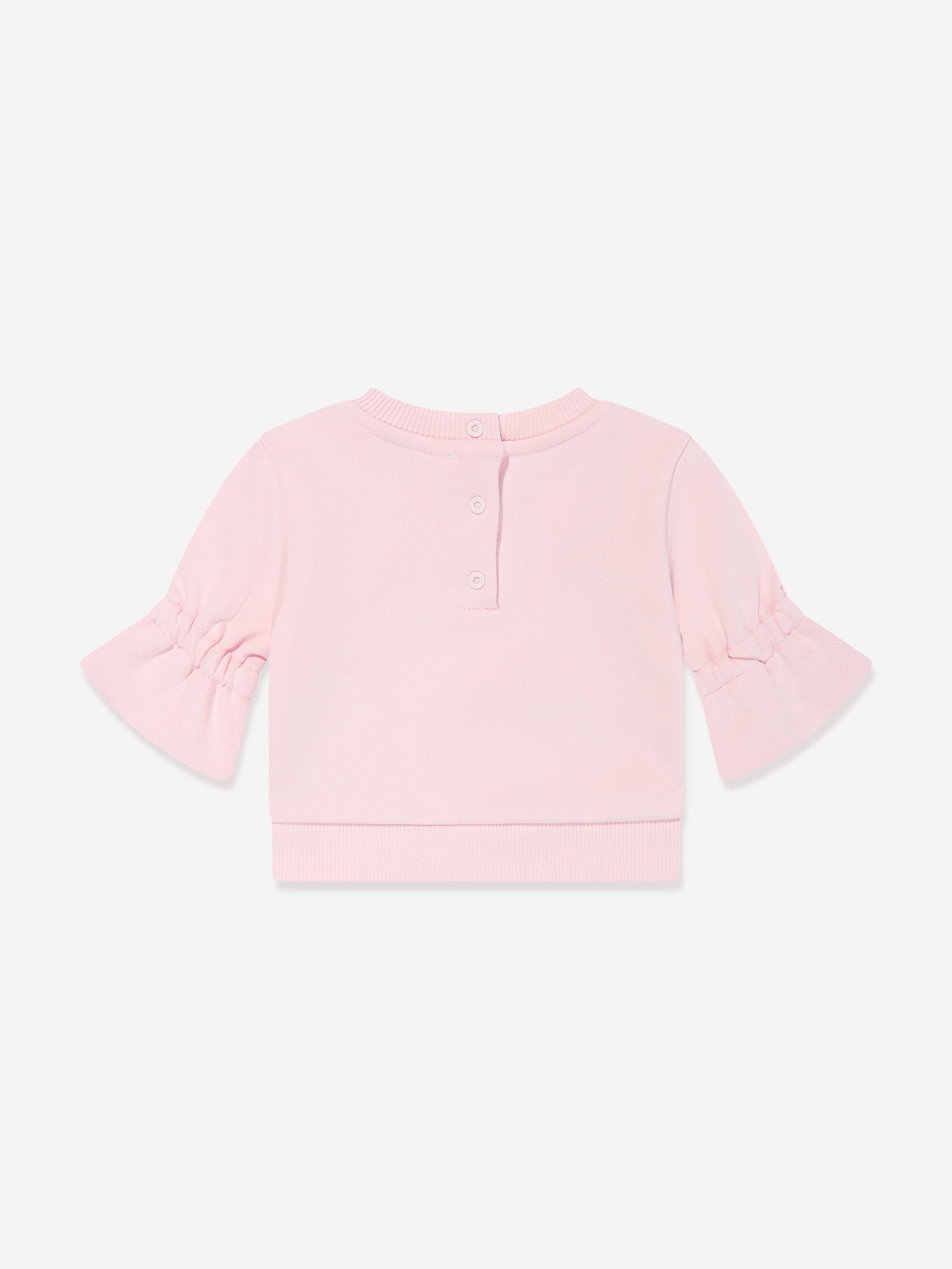 Missoni Baby Girls Logo Sweatshirt in Pink