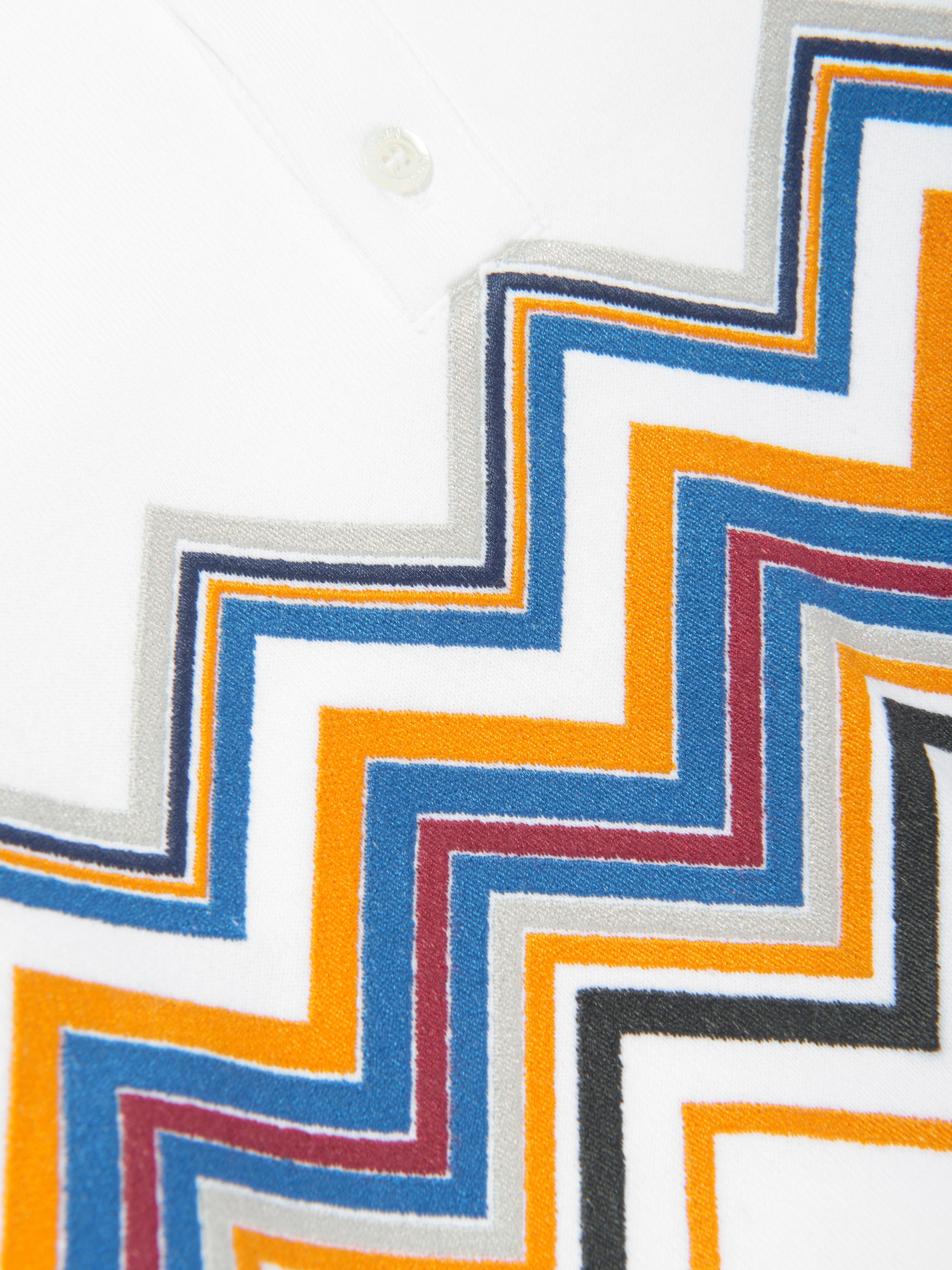 Missoni Boys Zigzag Collared Sweatshirt in White