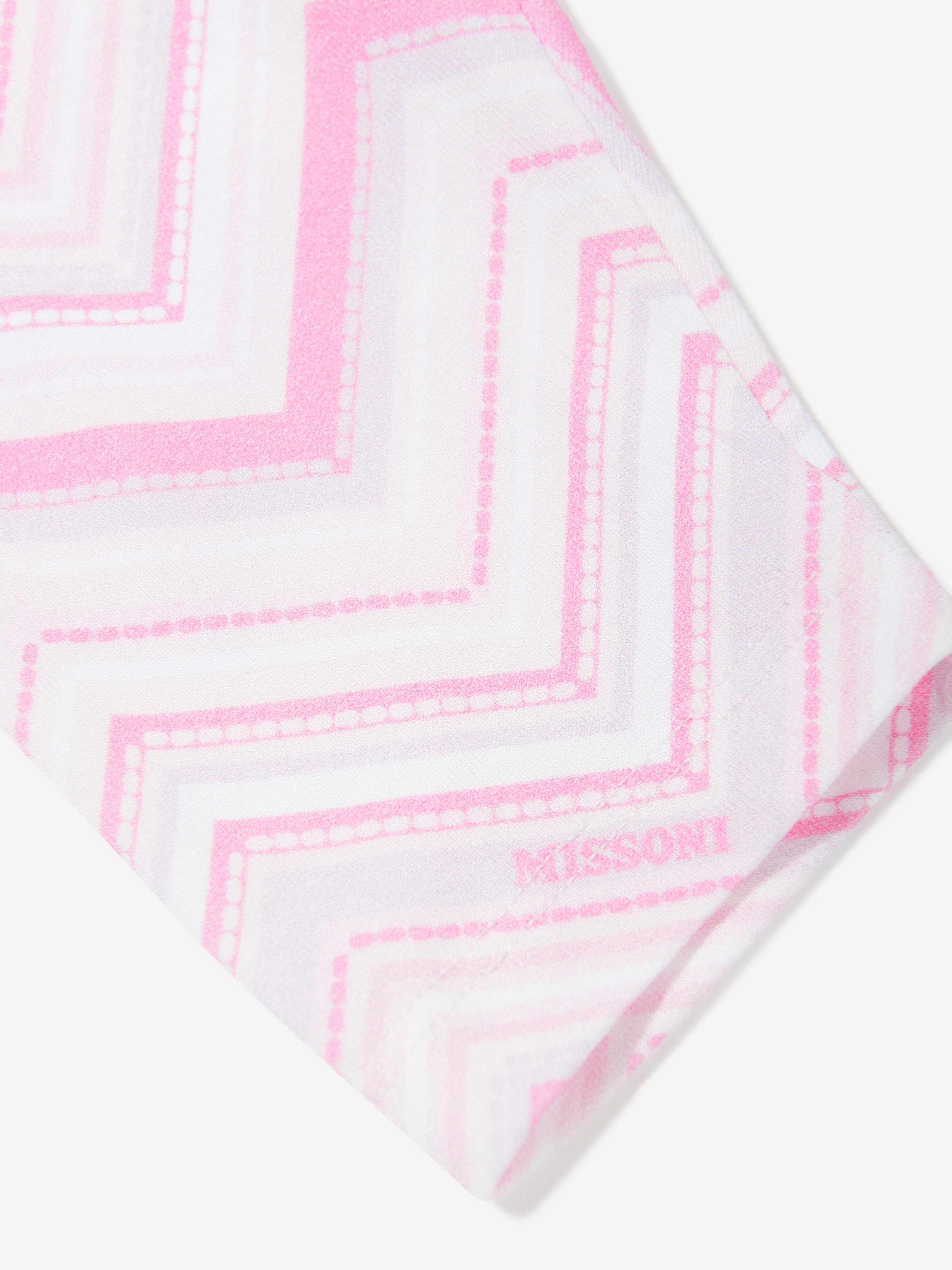 Missoni Baby Girls Zigzag Leggings in Pink