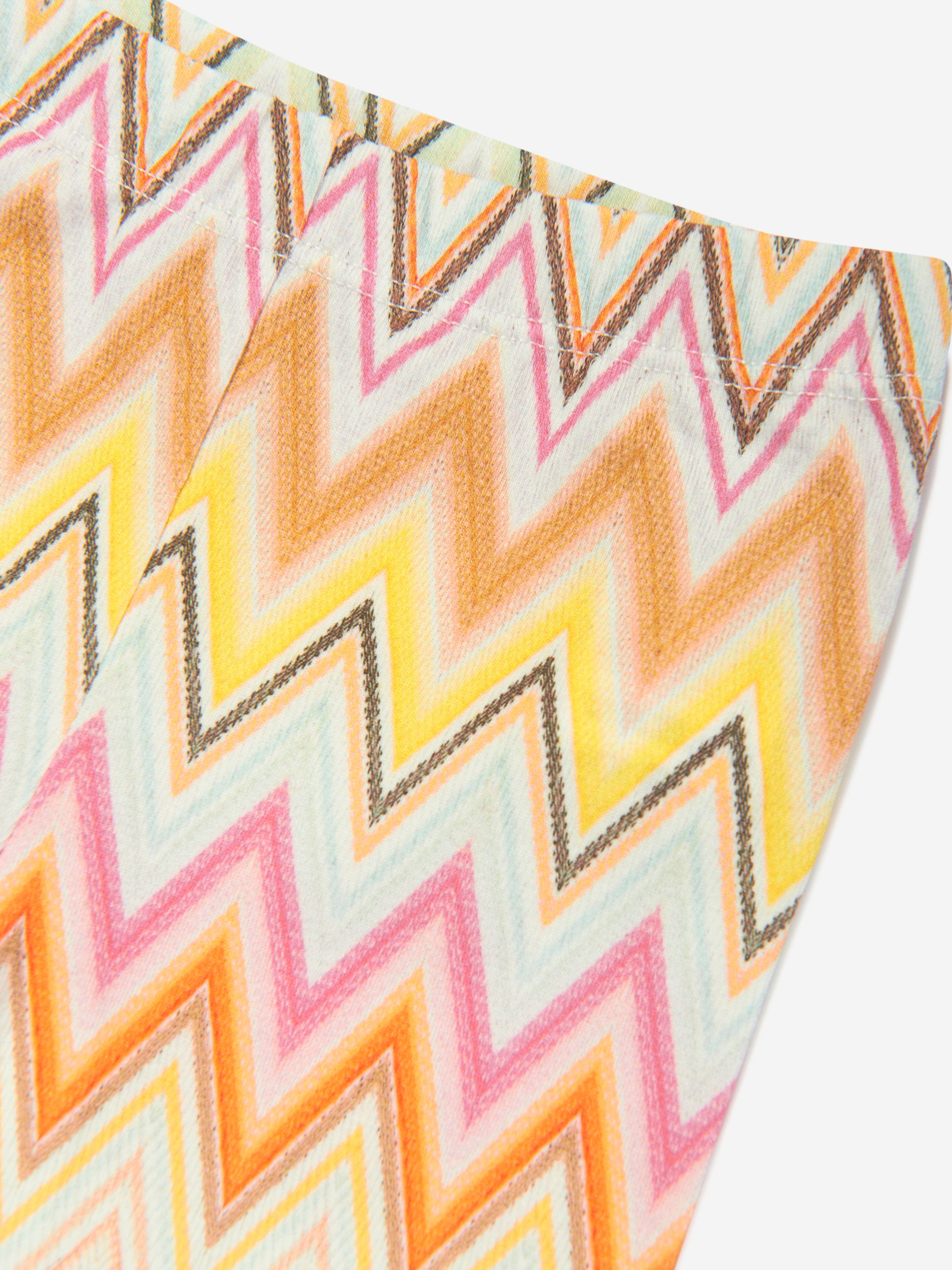 Missoni Baby Girls Zigzag Leggings in Multicolour