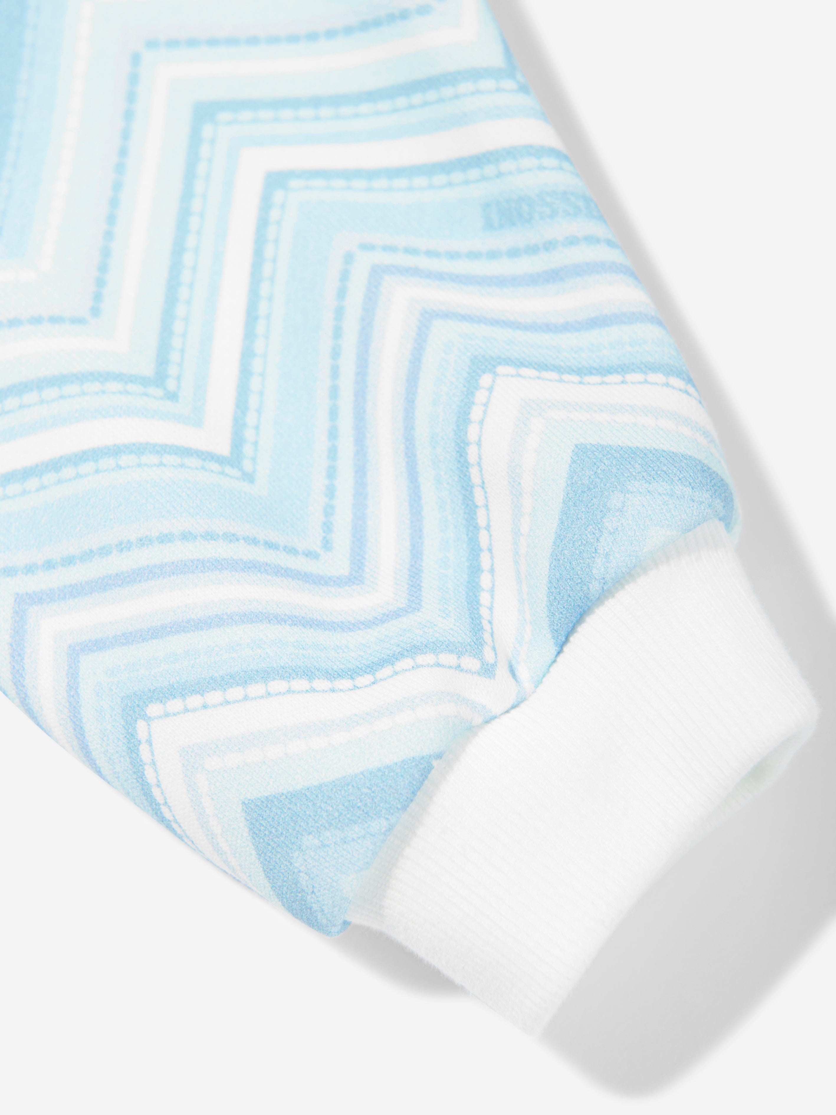 Missoni Baby Boys Zigzag Joggers in Blue