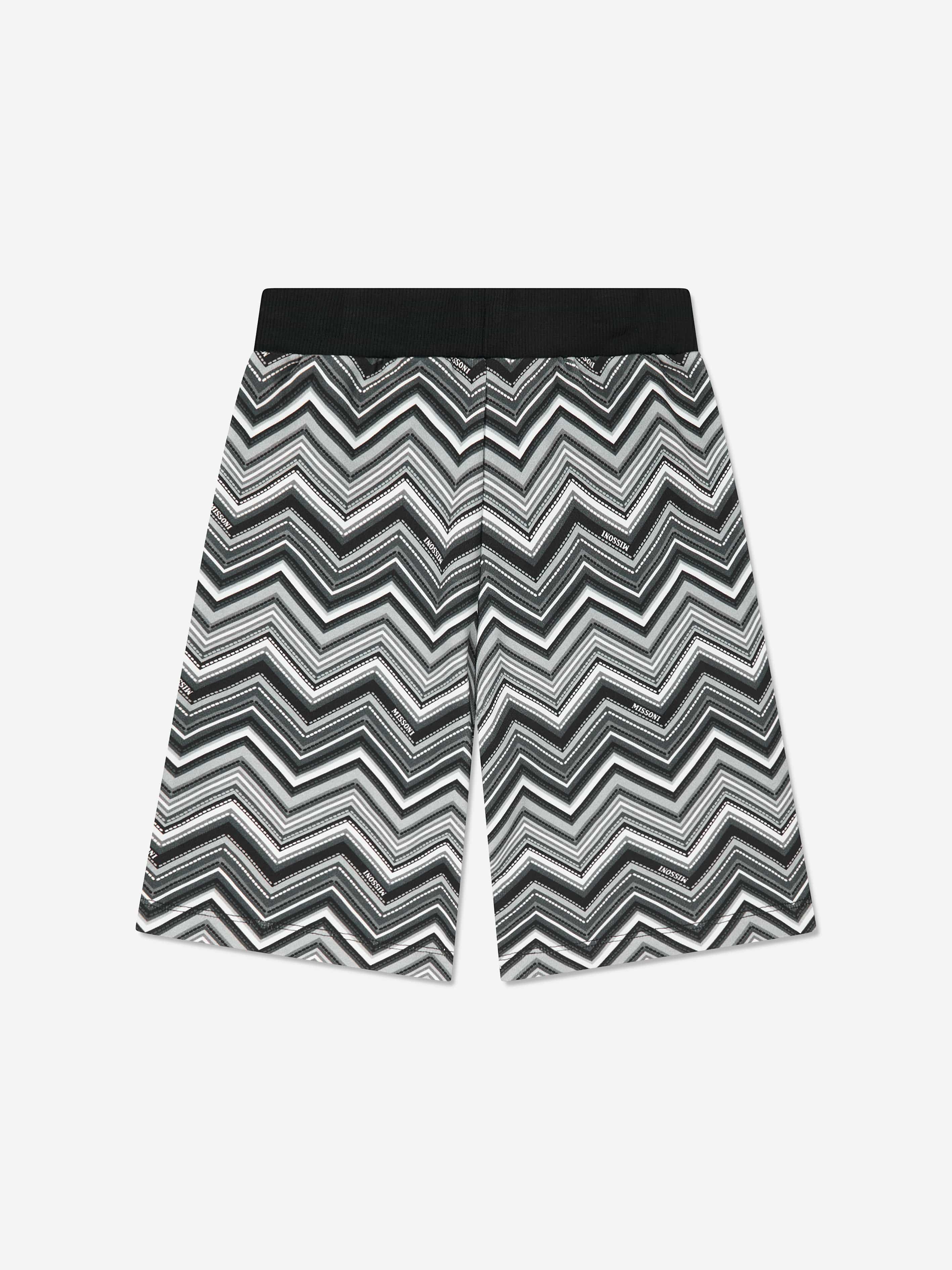 Missoni Boys Zigzag Shorts in Black