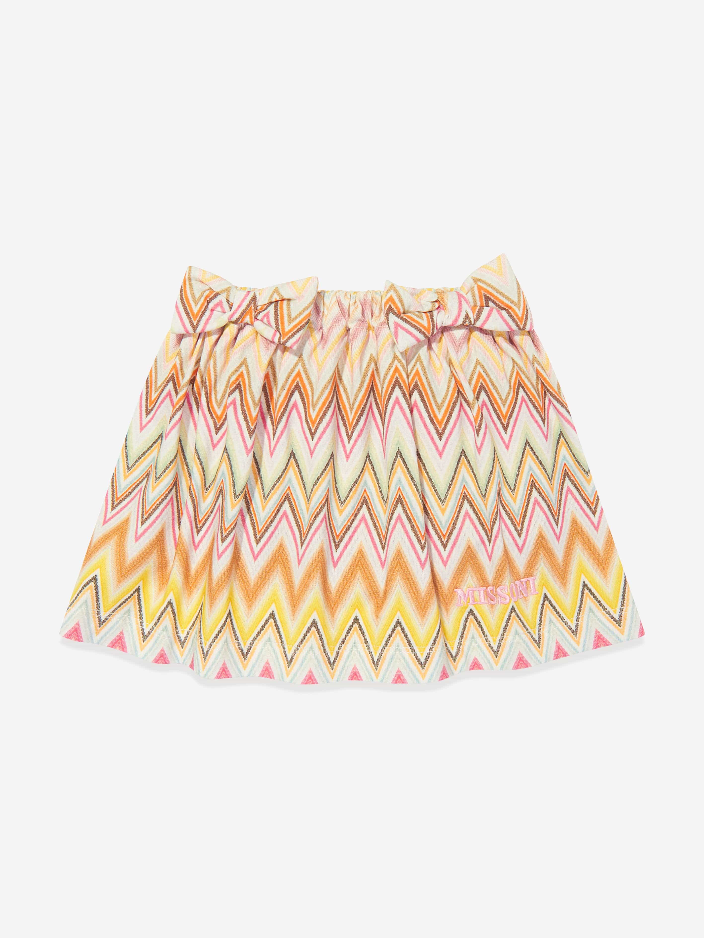 Missoni Baby Girls Zigzag Skirt in Multicolour