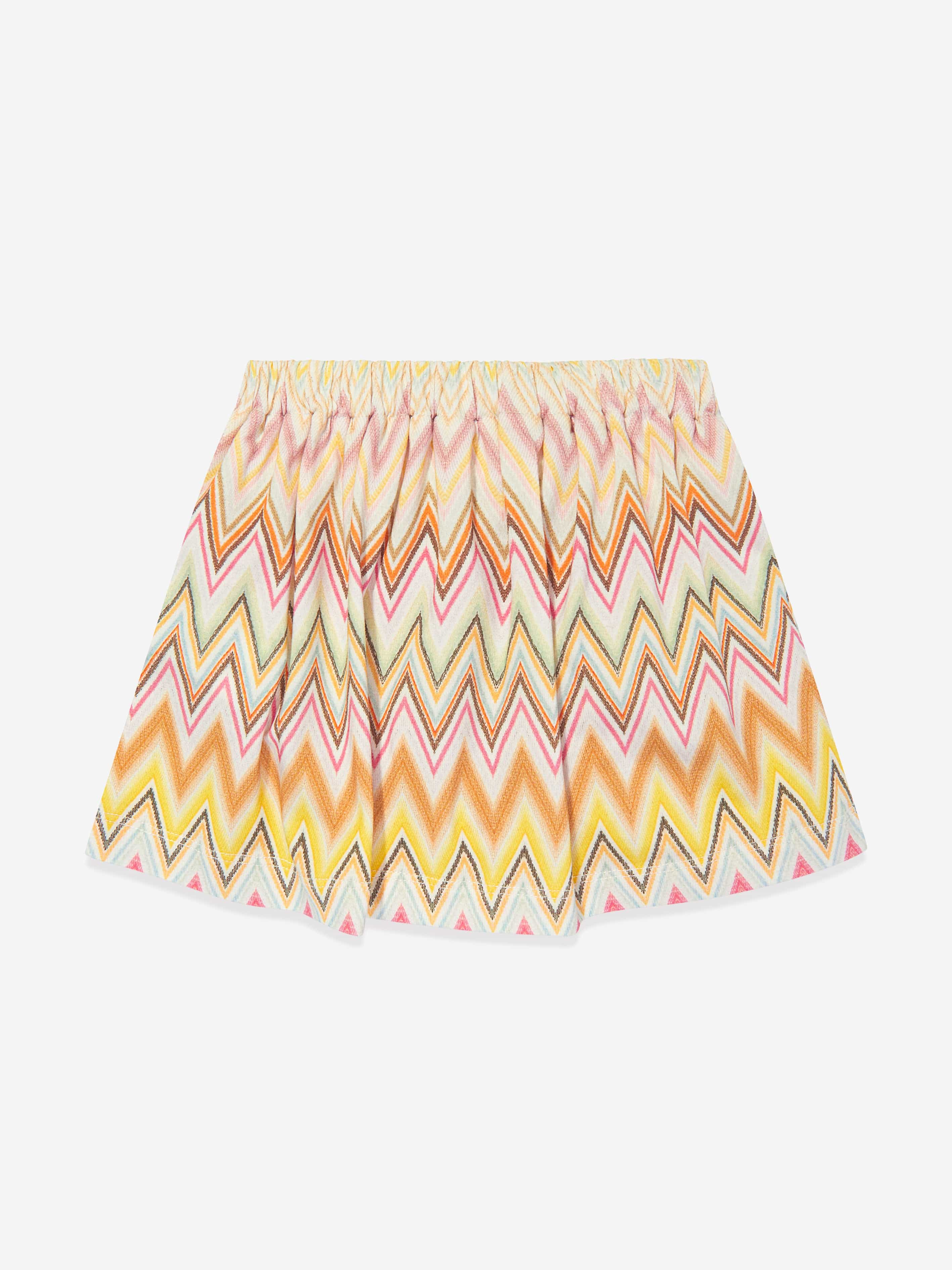 Missoni Baby Girls Zigzag Skirt in Multicolour