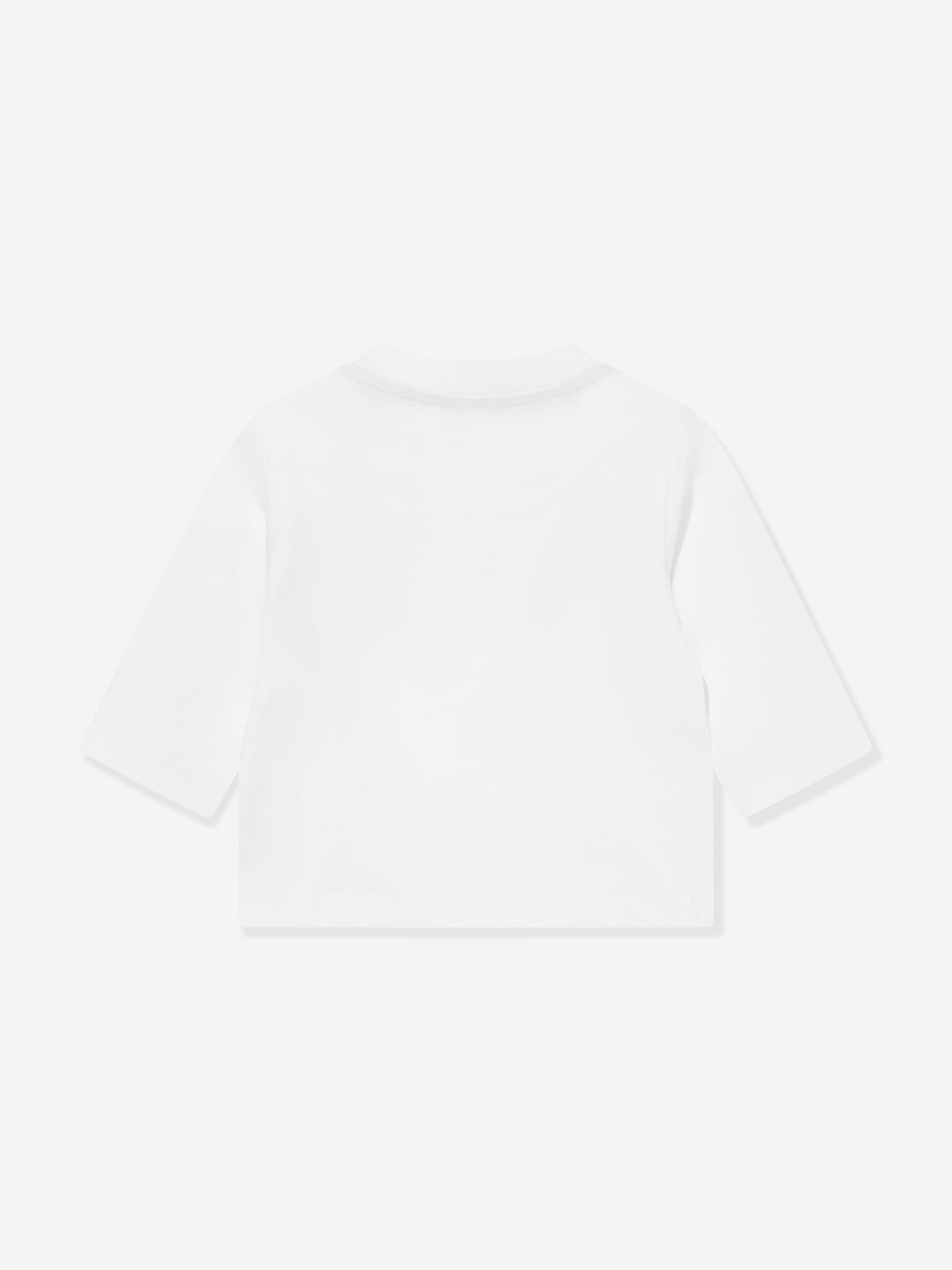 Missoni Baby Girls Long Sleeve Logo T-Shirt in White