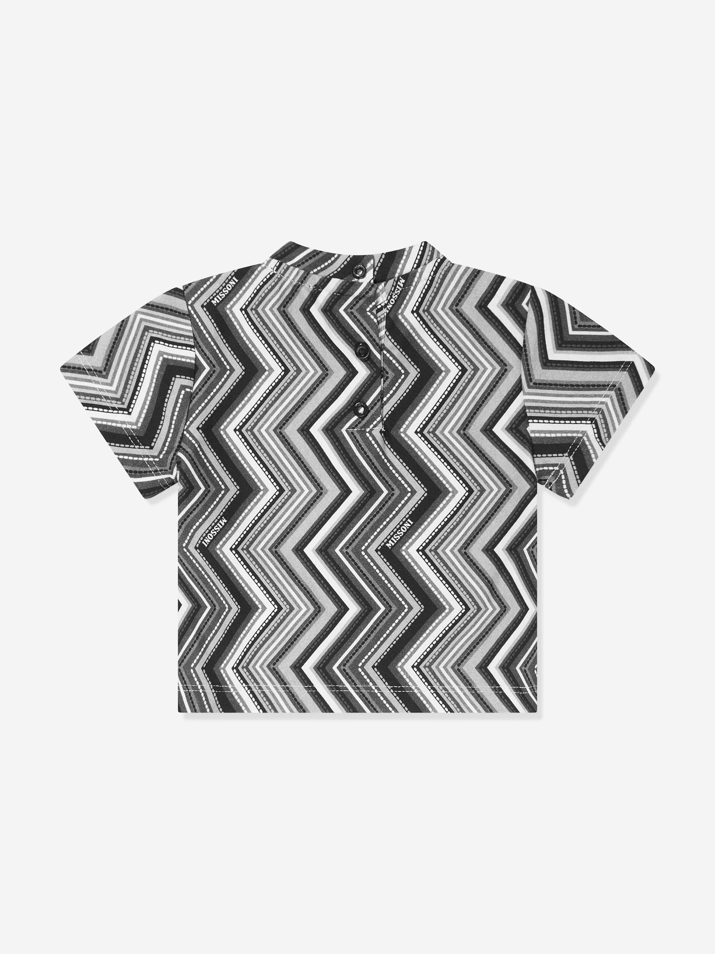 Missoni Baby Boys Zigzag T-Shirt in Black