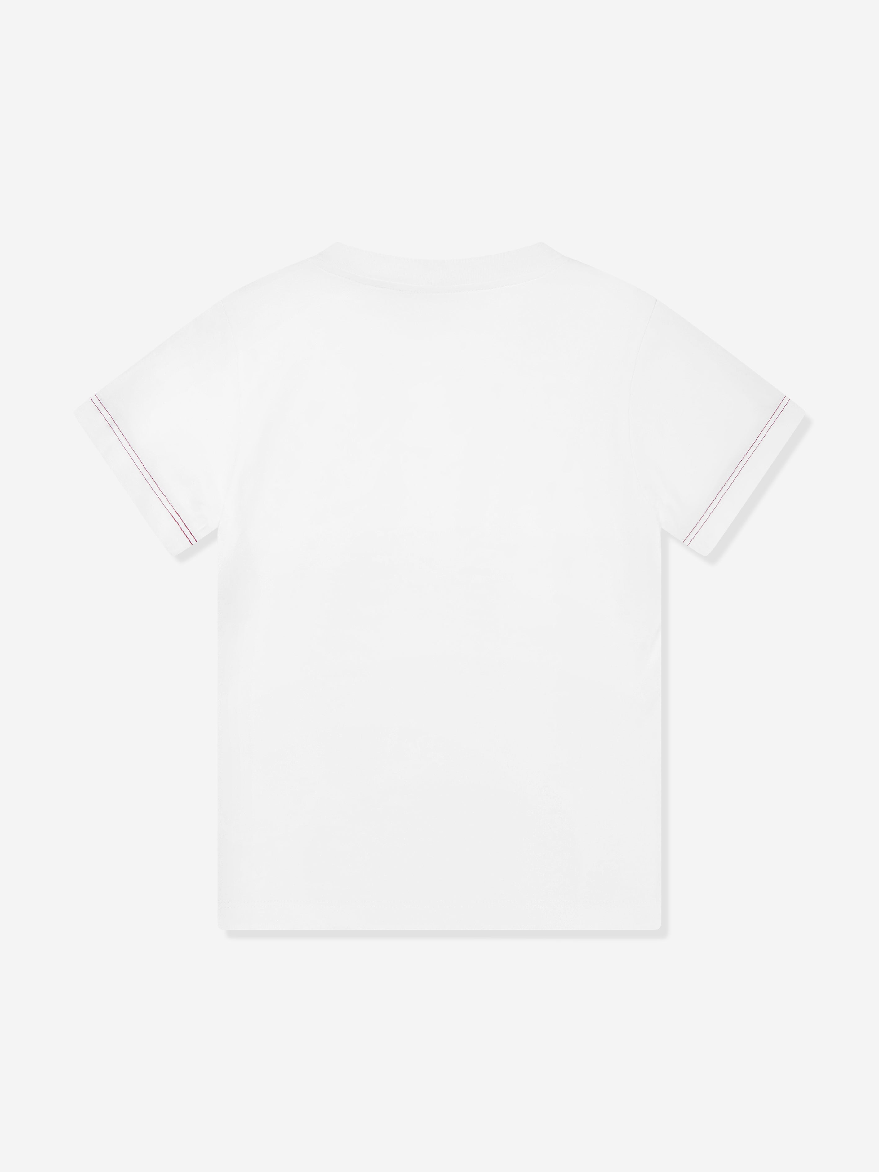 Missoni Boys Zigzag Logo T-Shirt in White