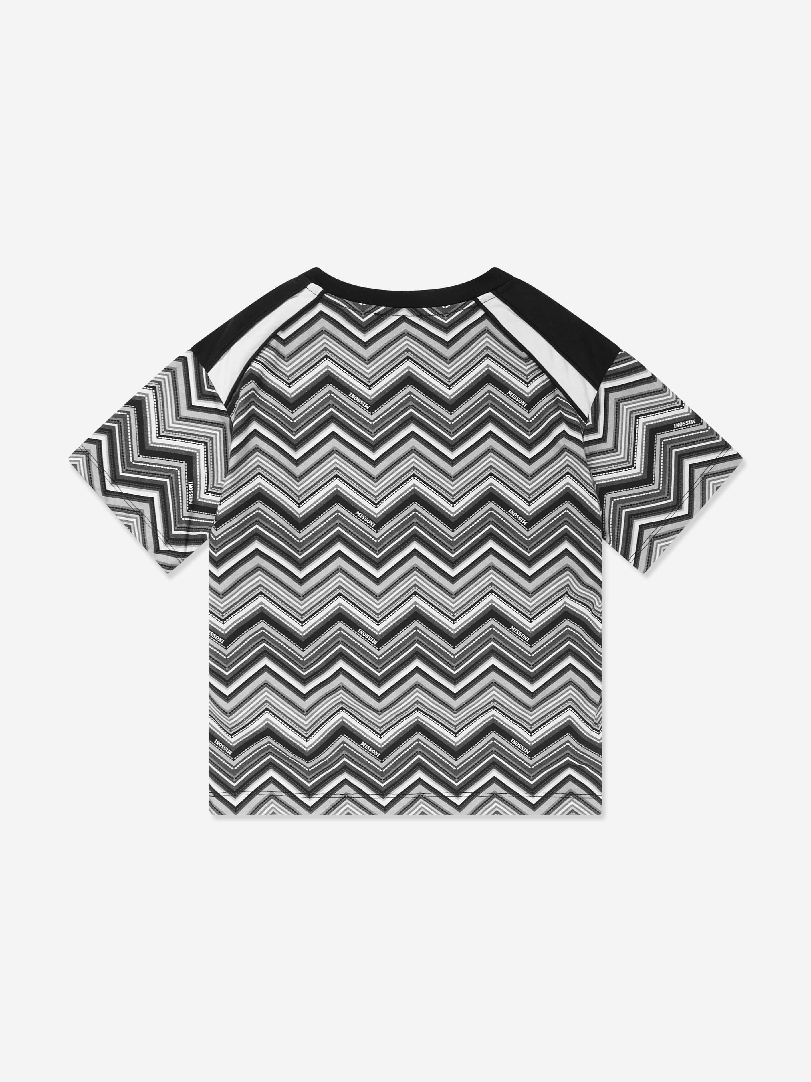 Missoni Boys Zigzag T-Shirt in Black