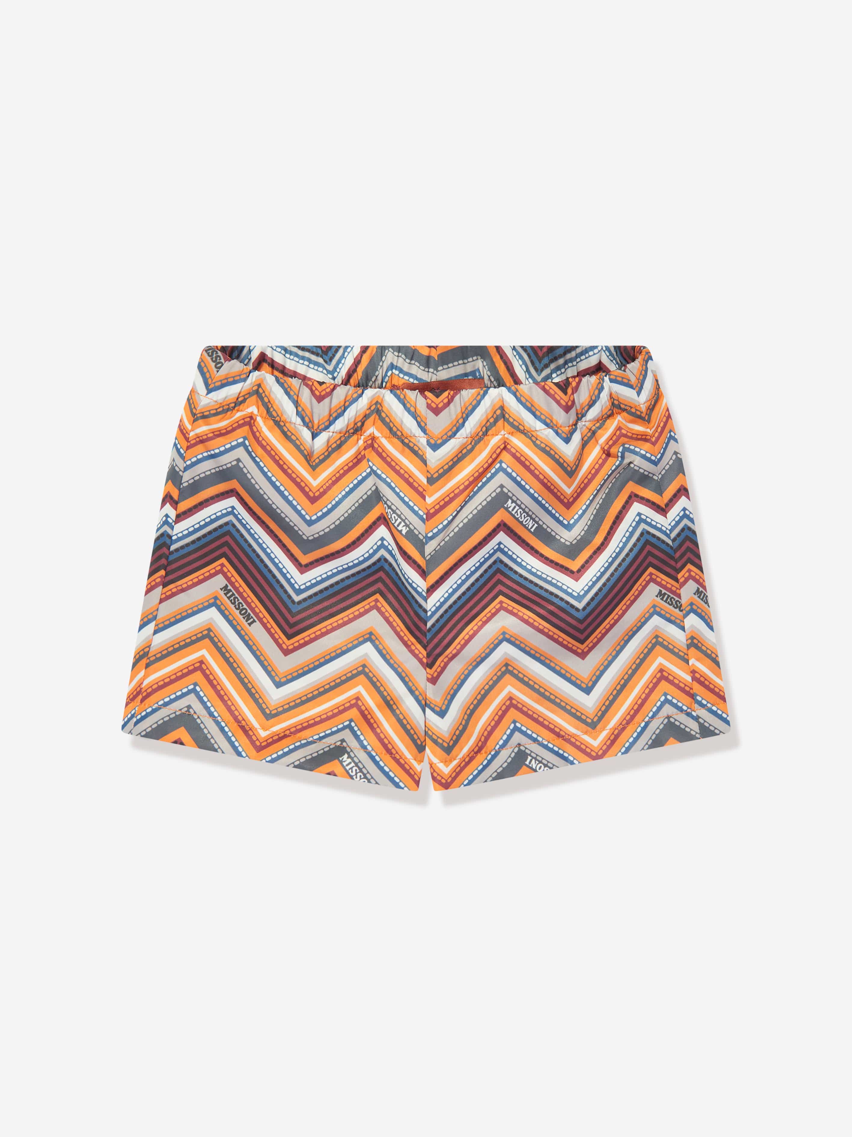 Missoni Baby Boys Zigzag Swim Shorts in Multicolour