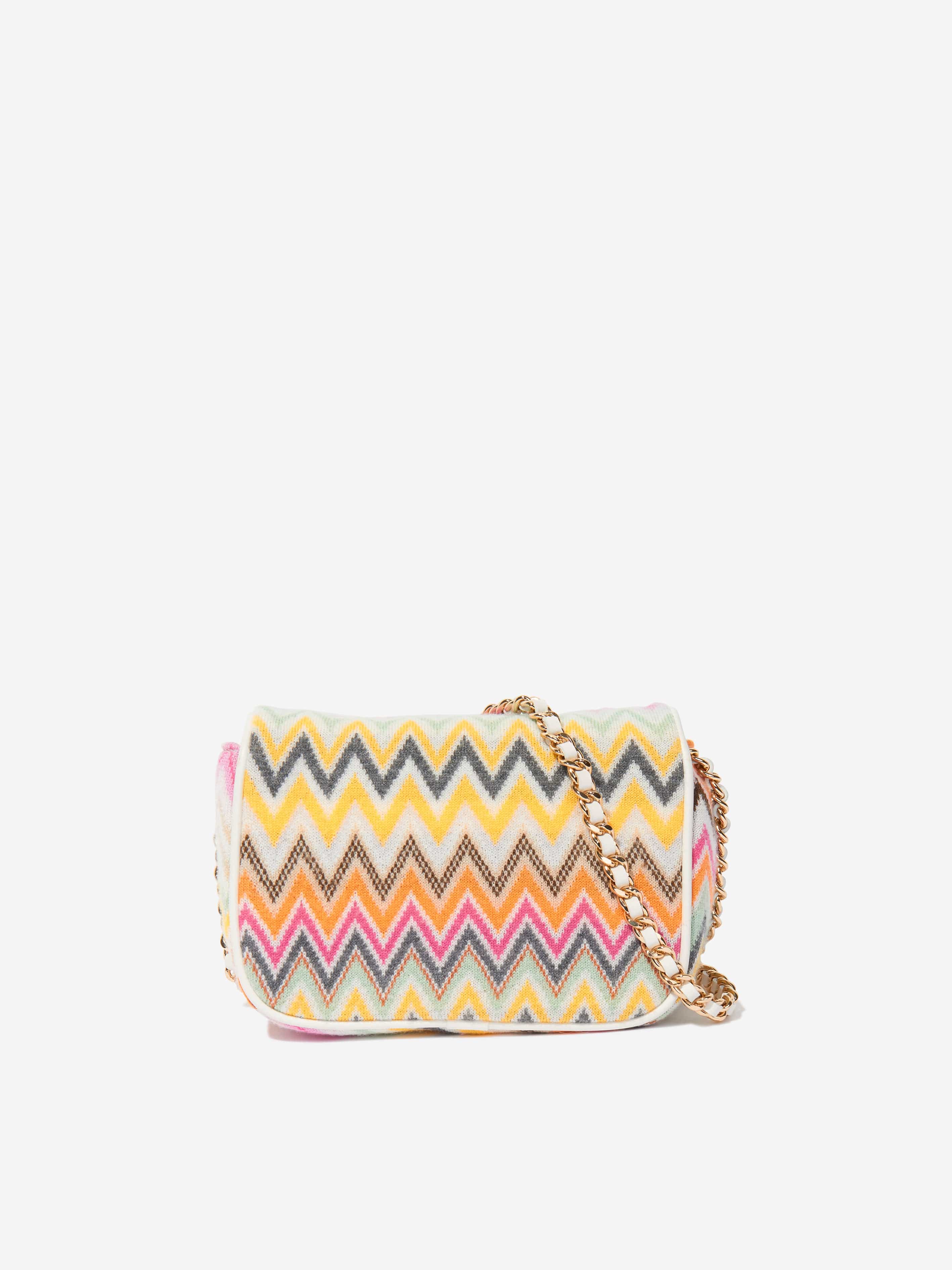 Missoni Girls Zigzag Crossbody Bag in Multicolour (20cm)