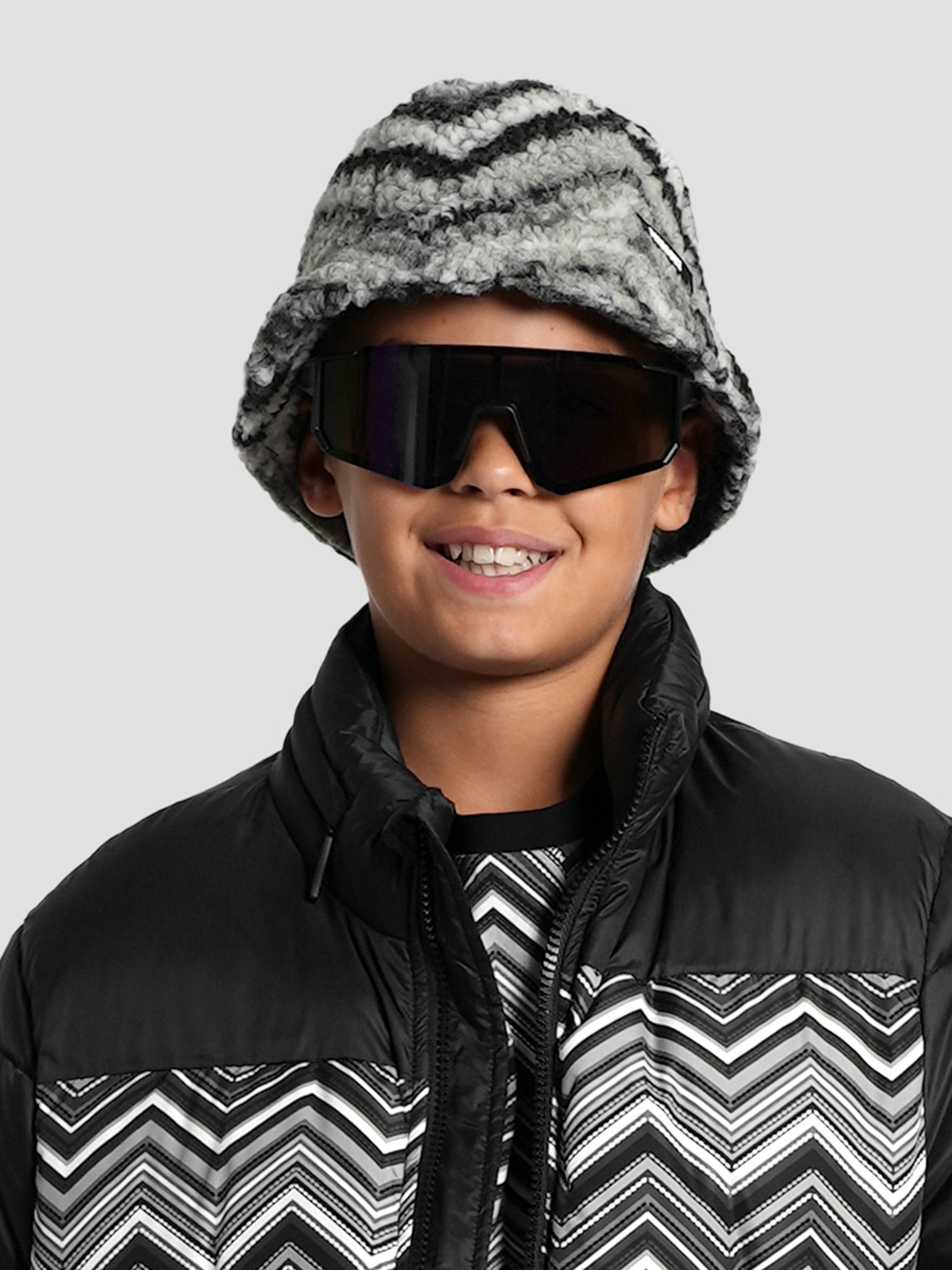 Missoni Boys Zigzag Bucket Hat in Black