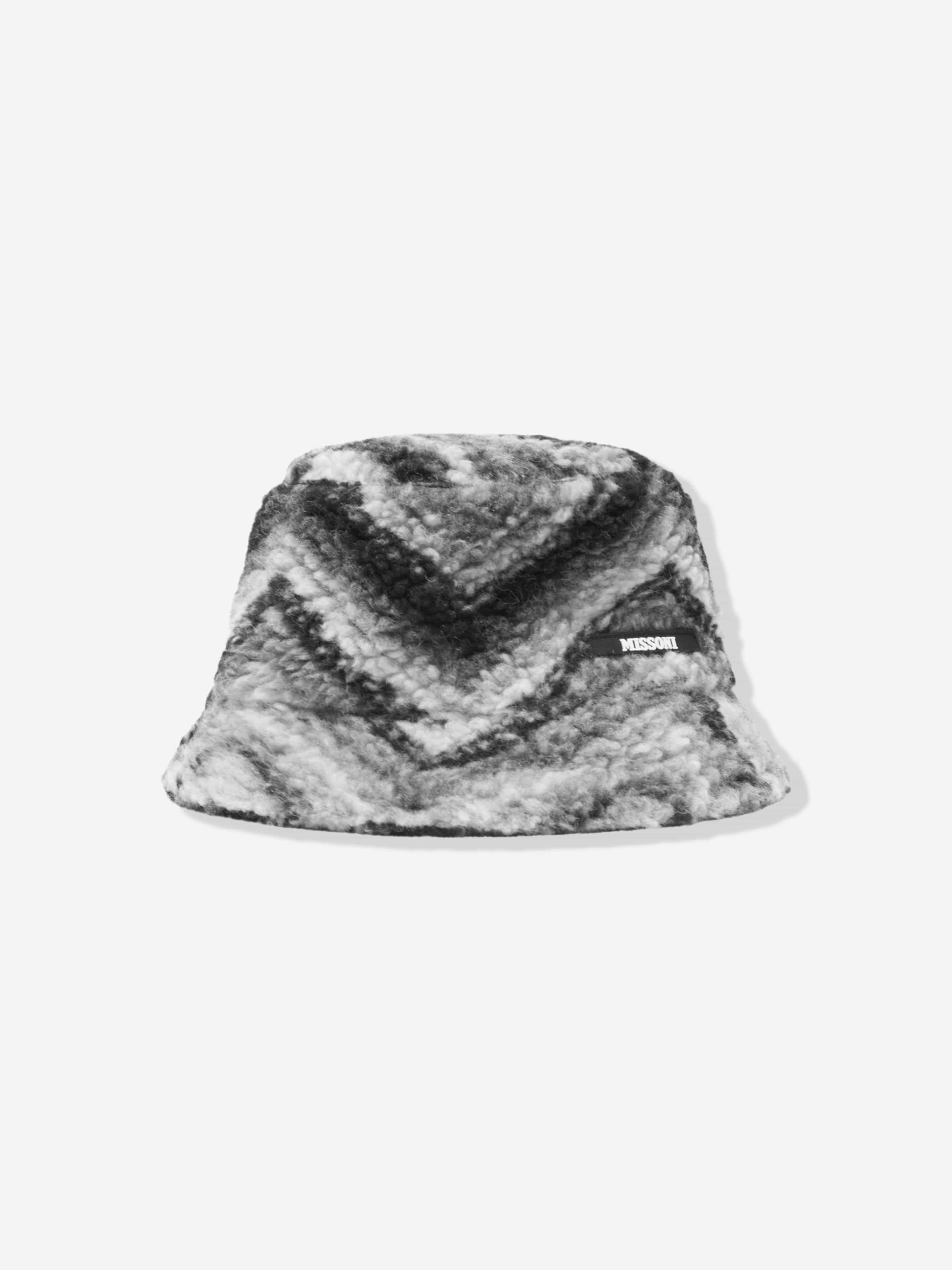 Missoni Boys Zigzag Bucket Hat in Black