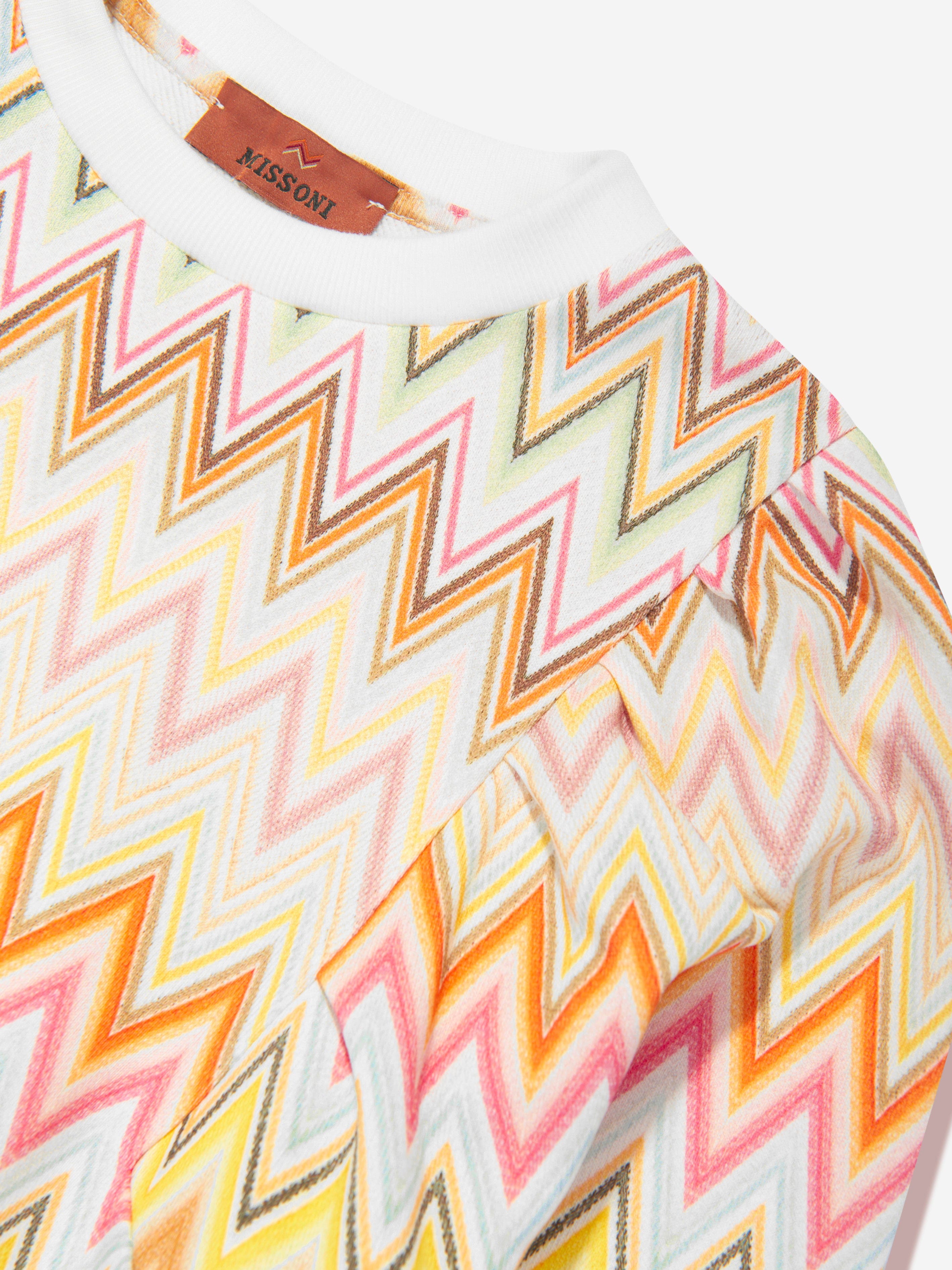 Missoni Girls Zigzag Sweatshirt in Multicolour