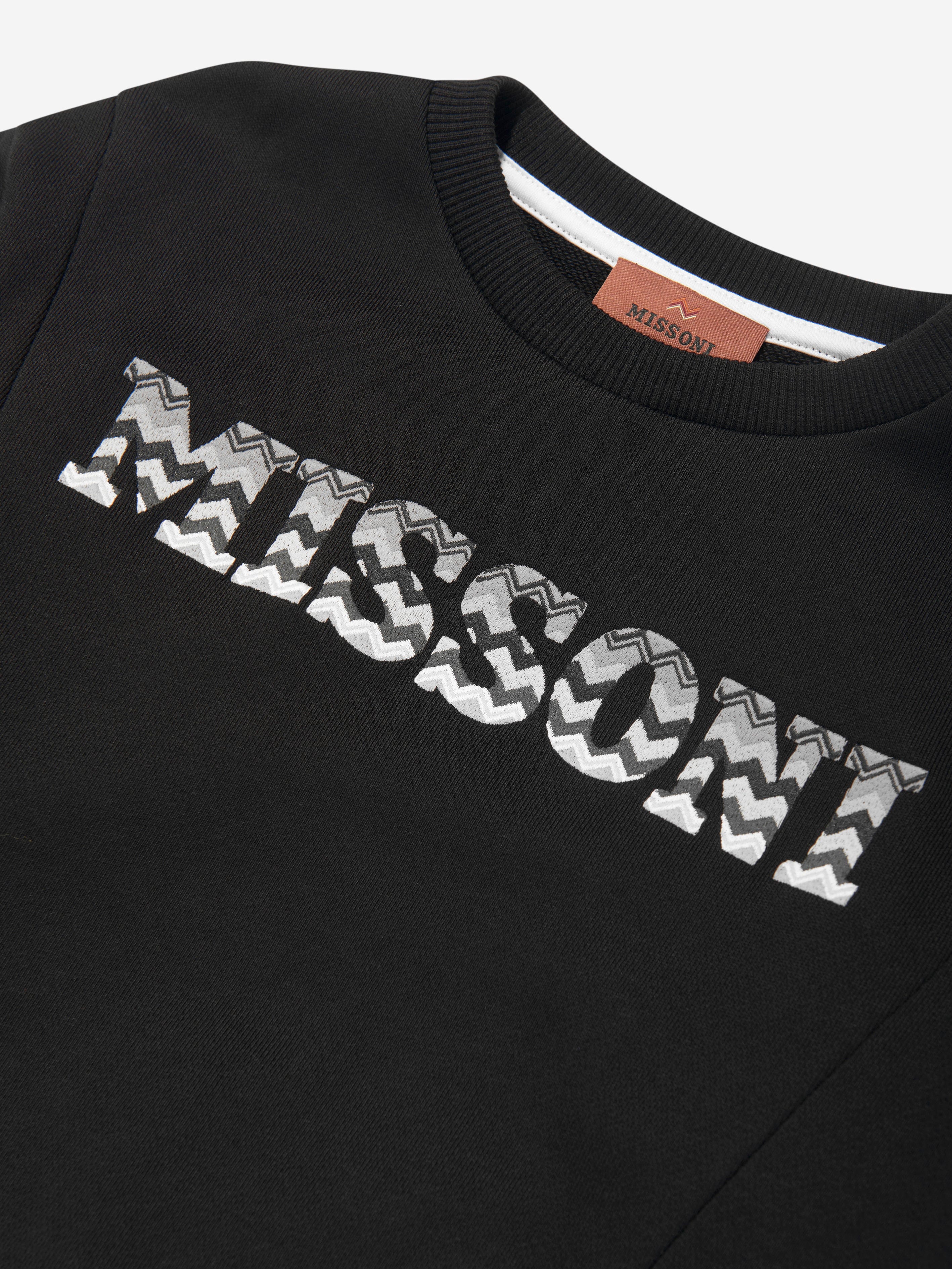 Missoni Boys Logo Sweatshirt in Black