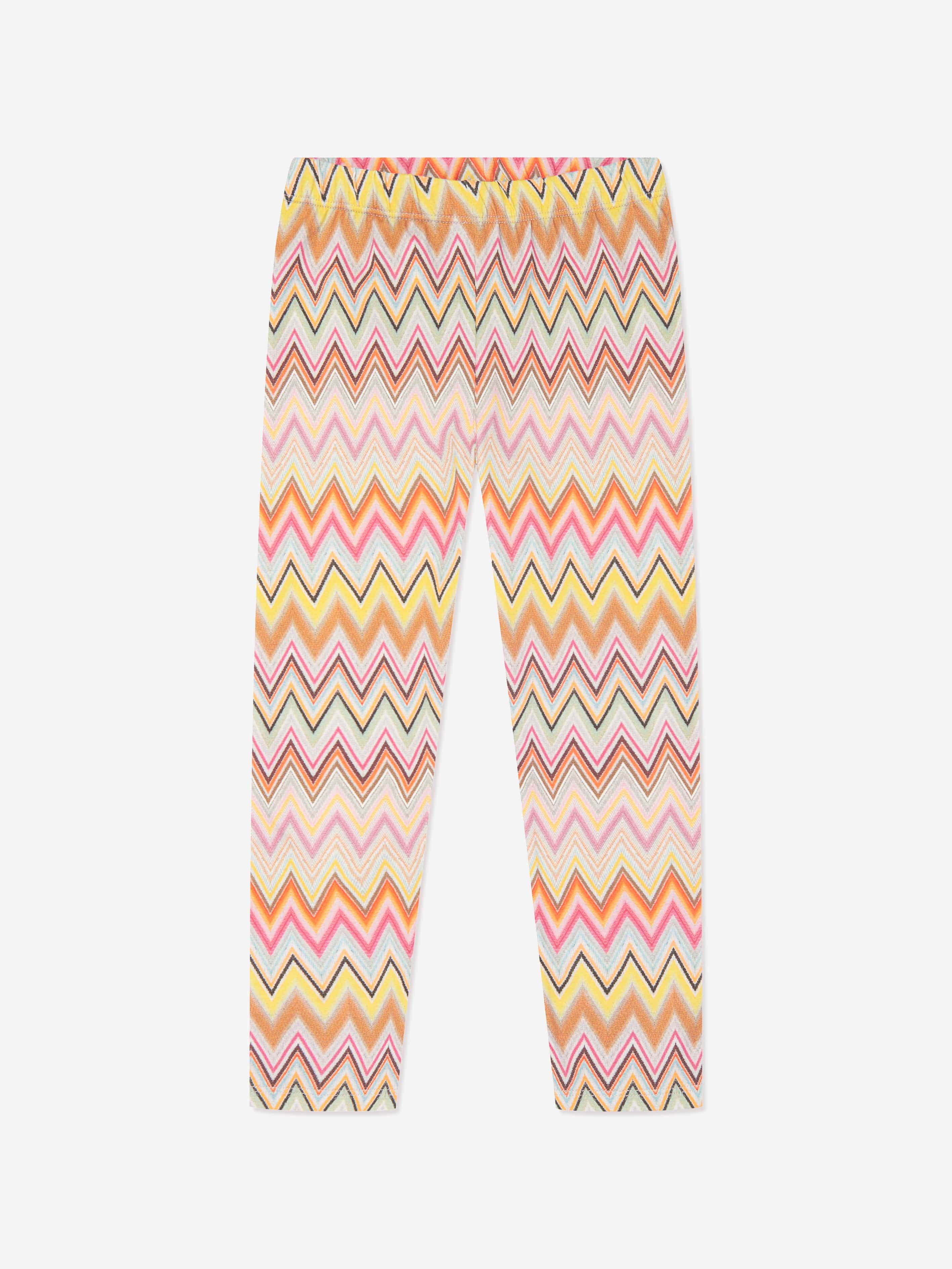 Missoni Girls Zigzag Leggings in Multicolour