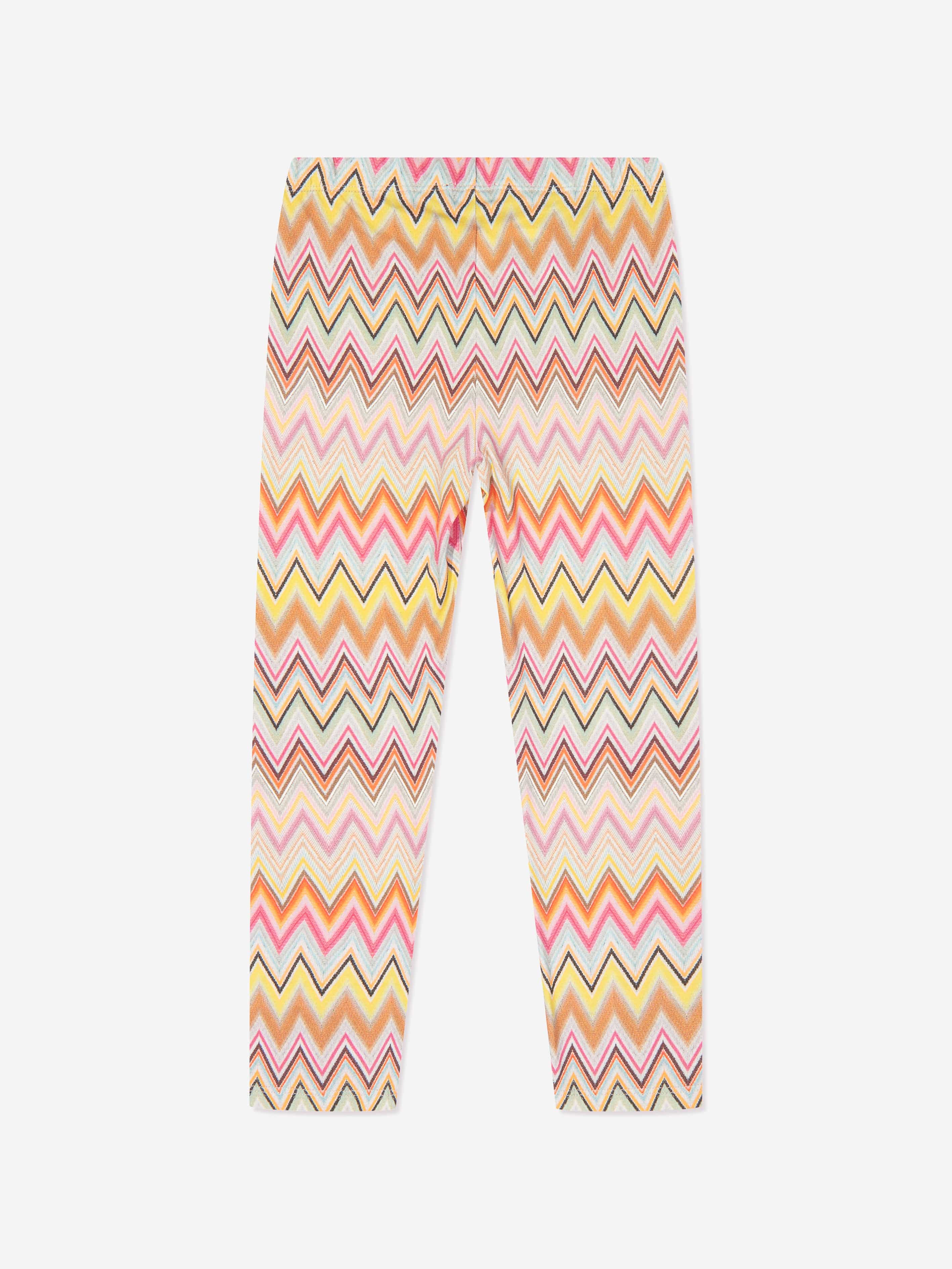 Missoni Girls Zigzag Leggings in Multicolour