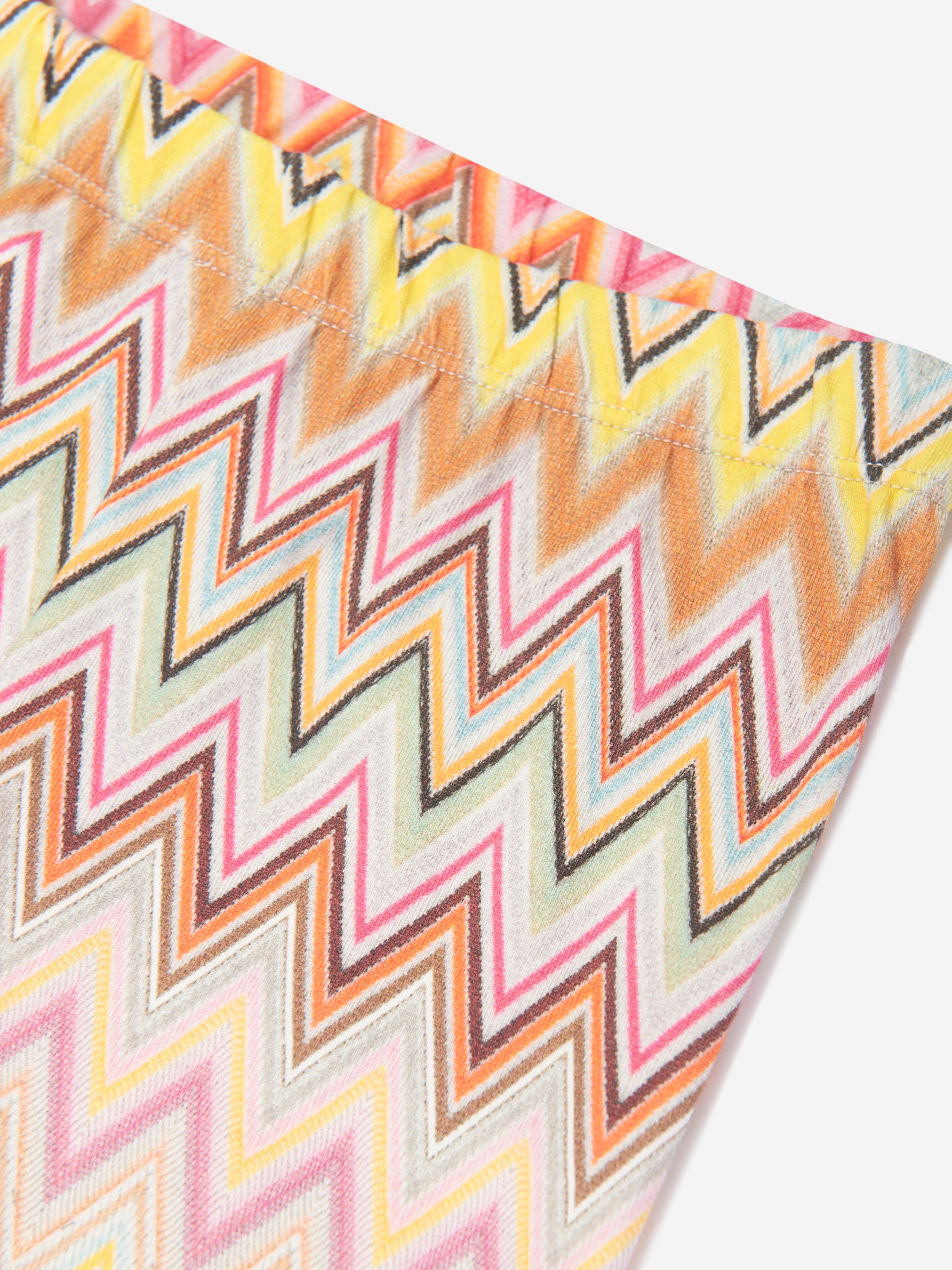 Missoni Girls Zigzag Leggings in Multicolour