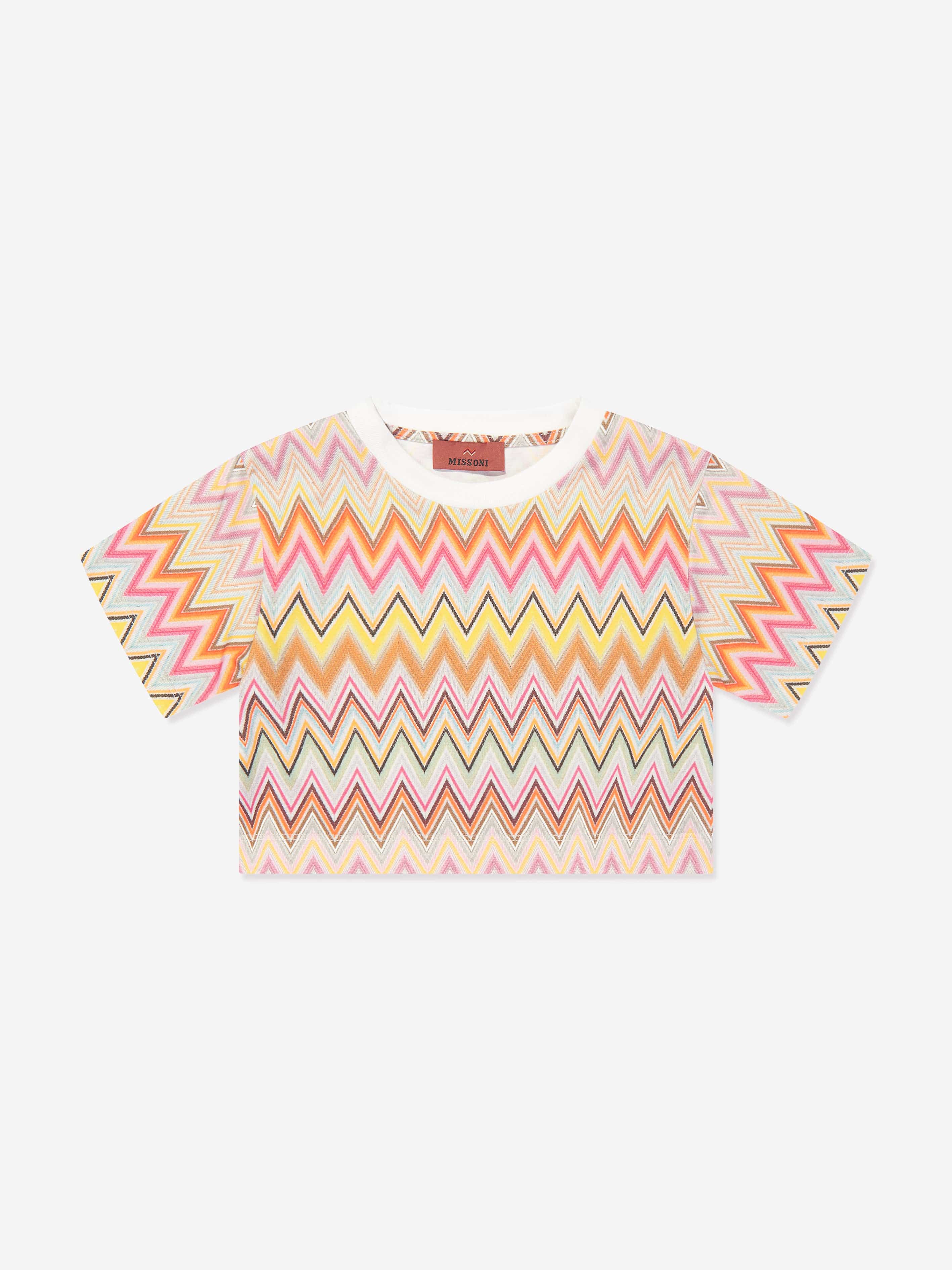 Missoni Girls Zigzag T-Shirt in Multicolour