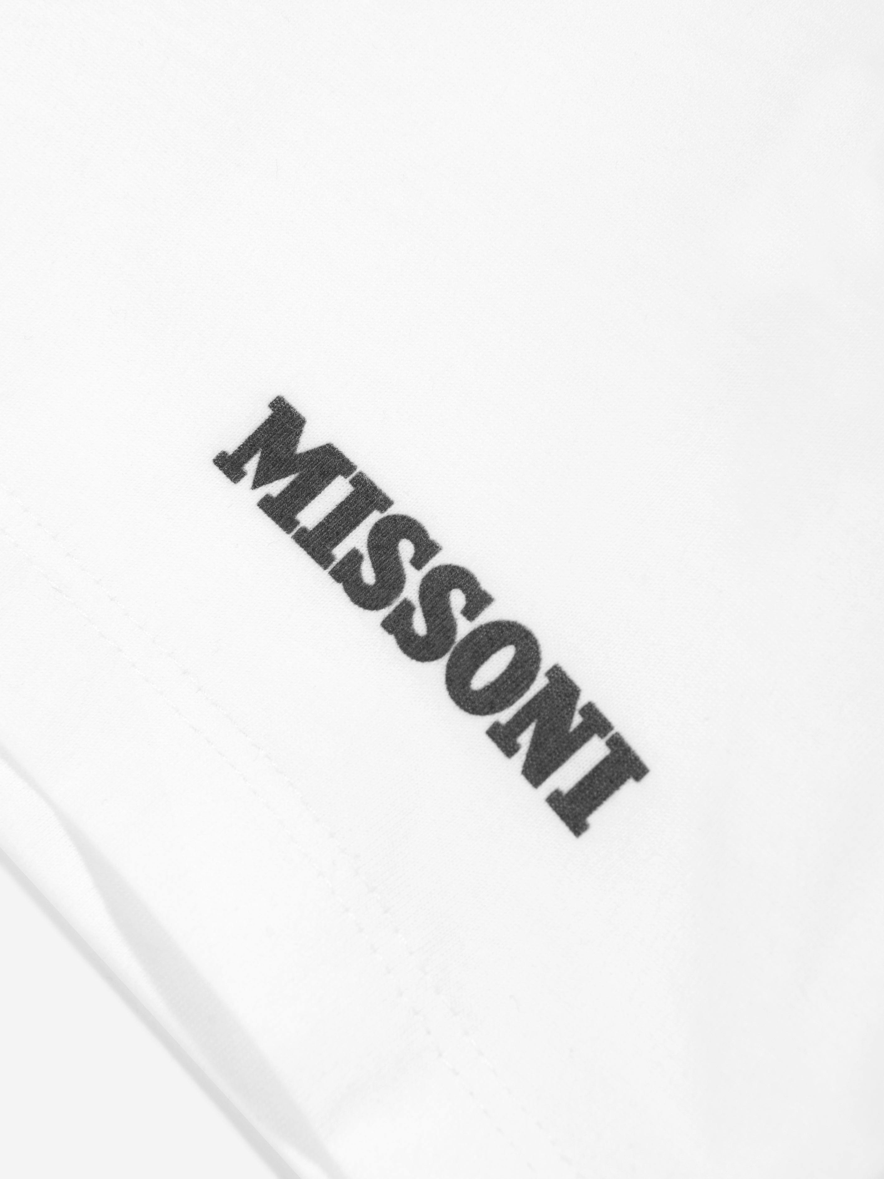 Missoni Boys Zigzag T-Shirt in White