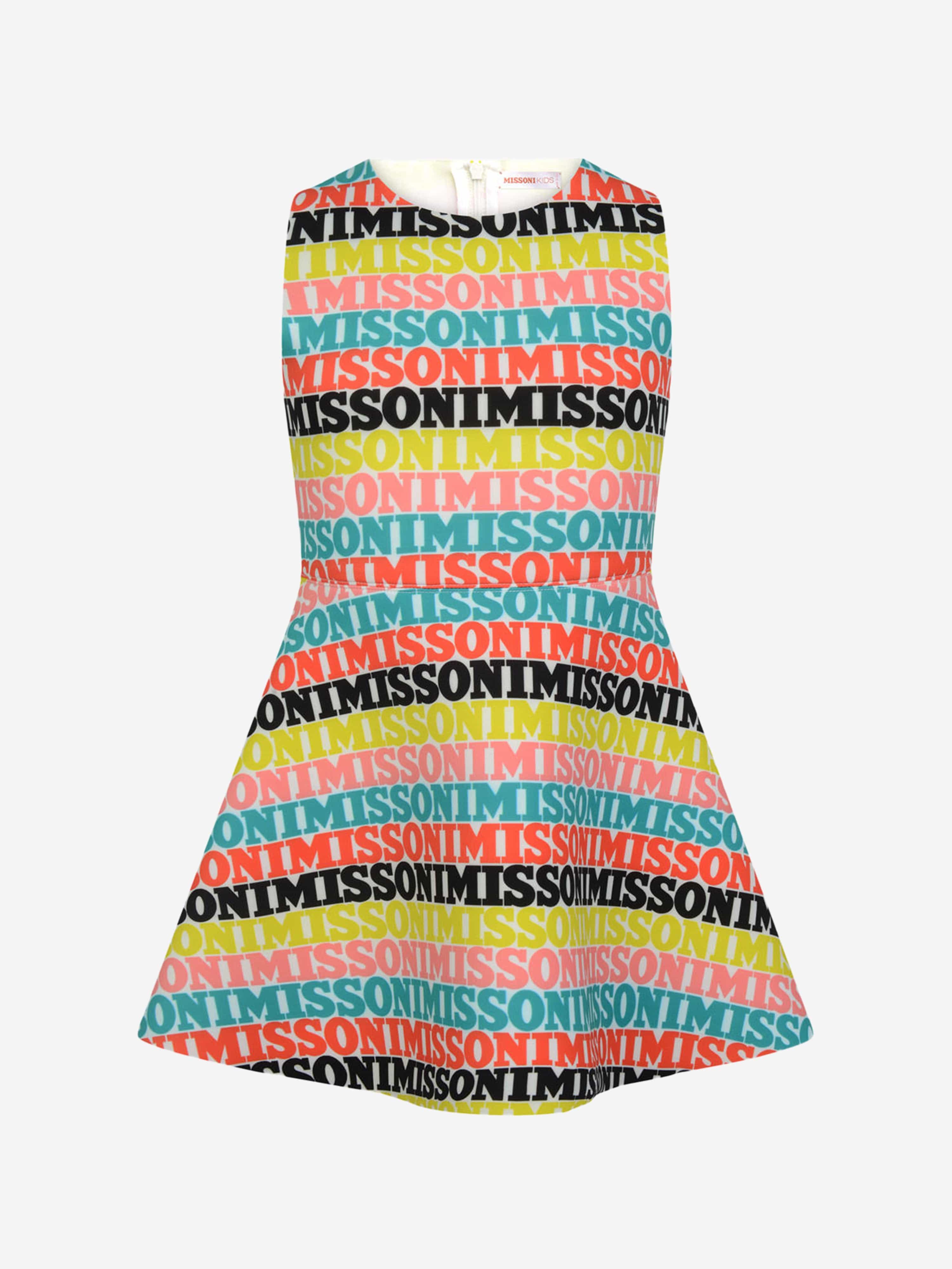 Missoni Girls Logo Print Dress