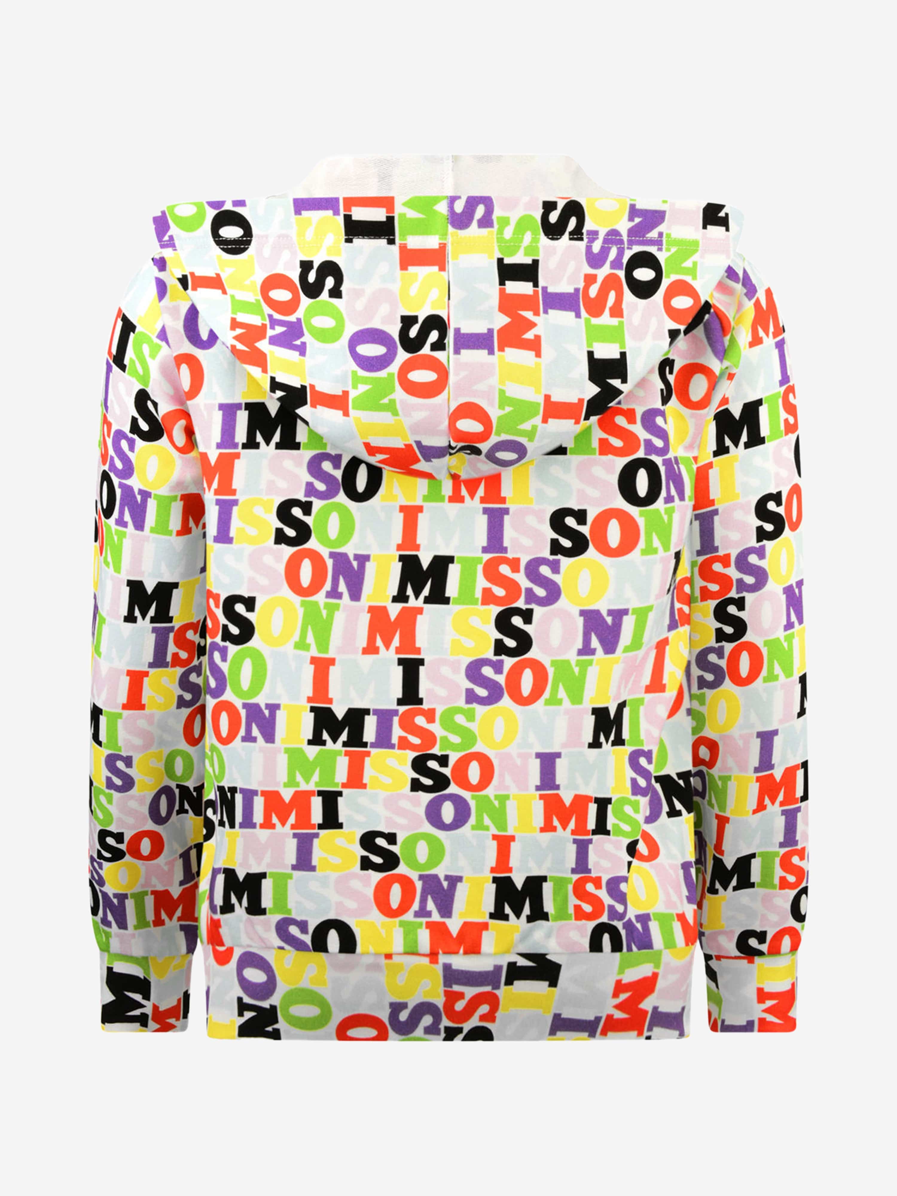 Missoni Girls Logo Zip Up Top