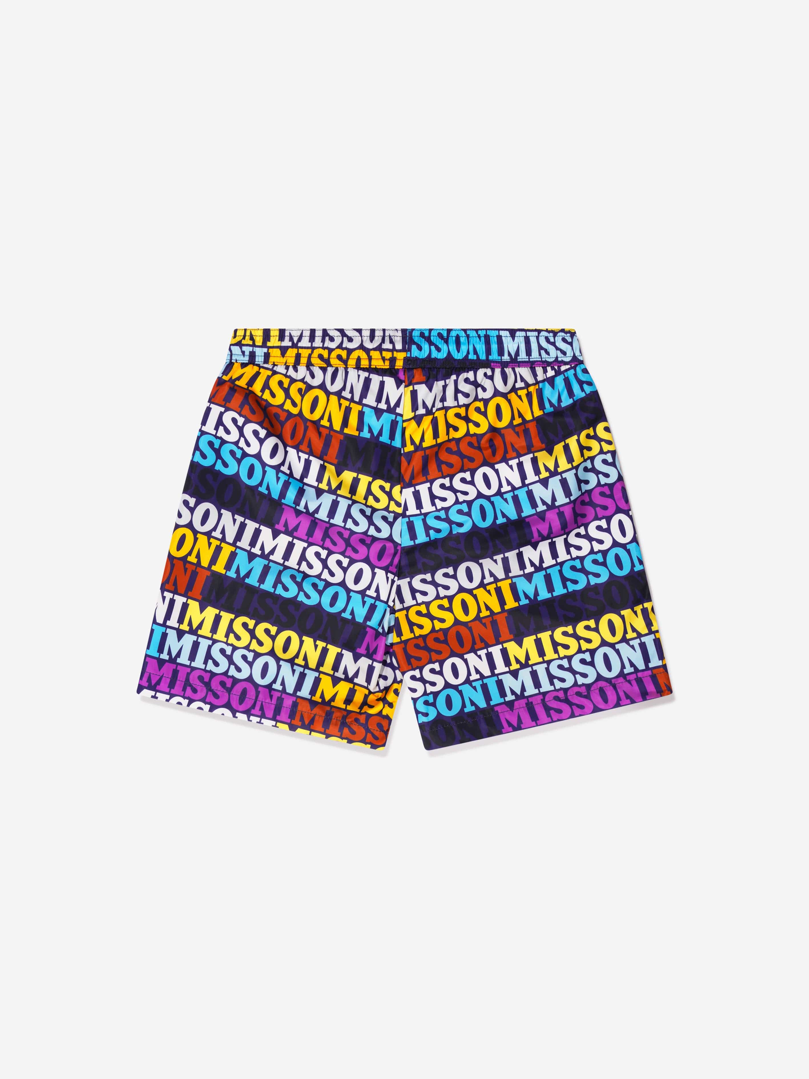 Missoni Boys Logo Swim Shorts in Multicolour