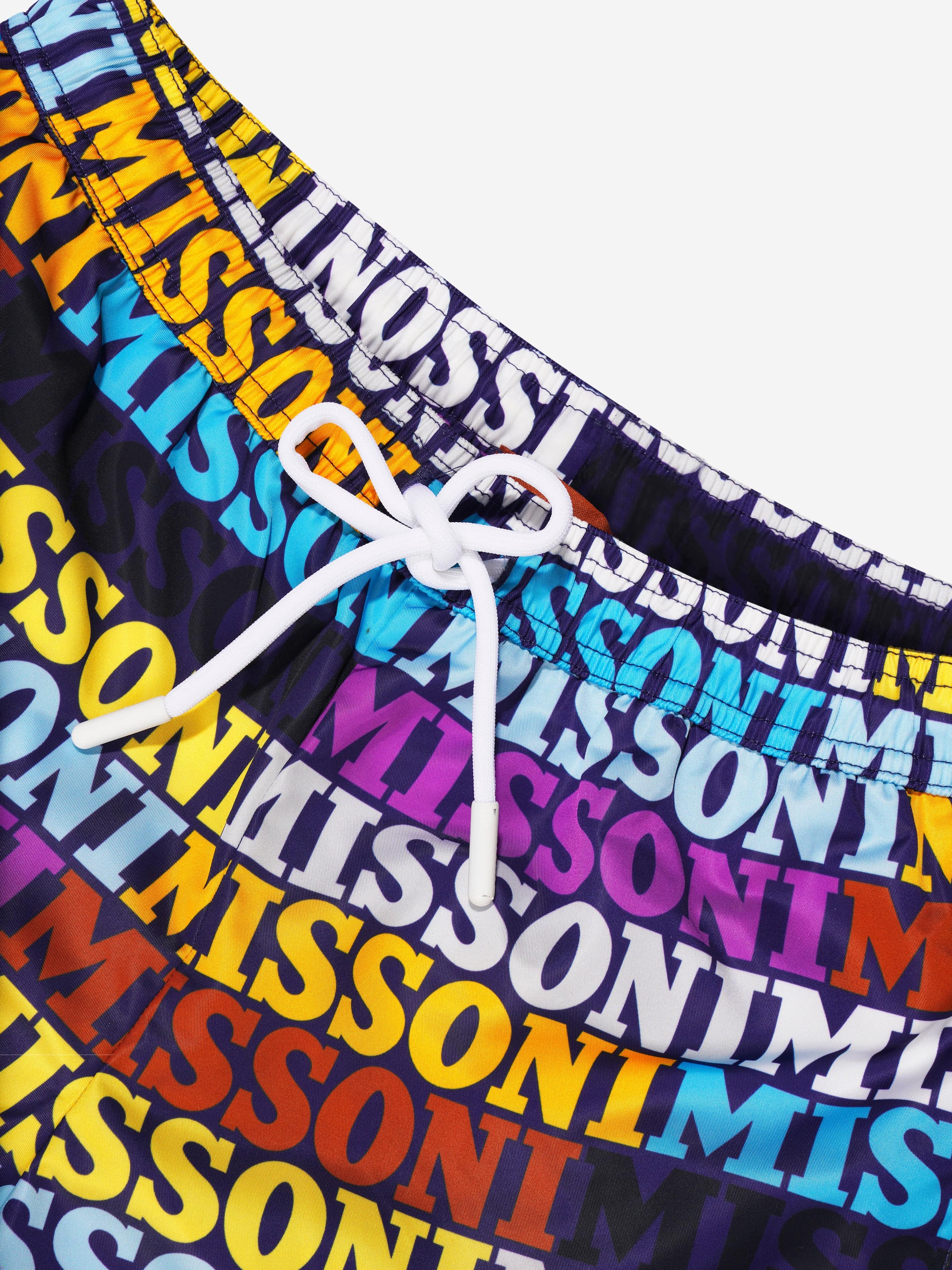 Missoni Boys Logo Swim Shorts in Multicolour