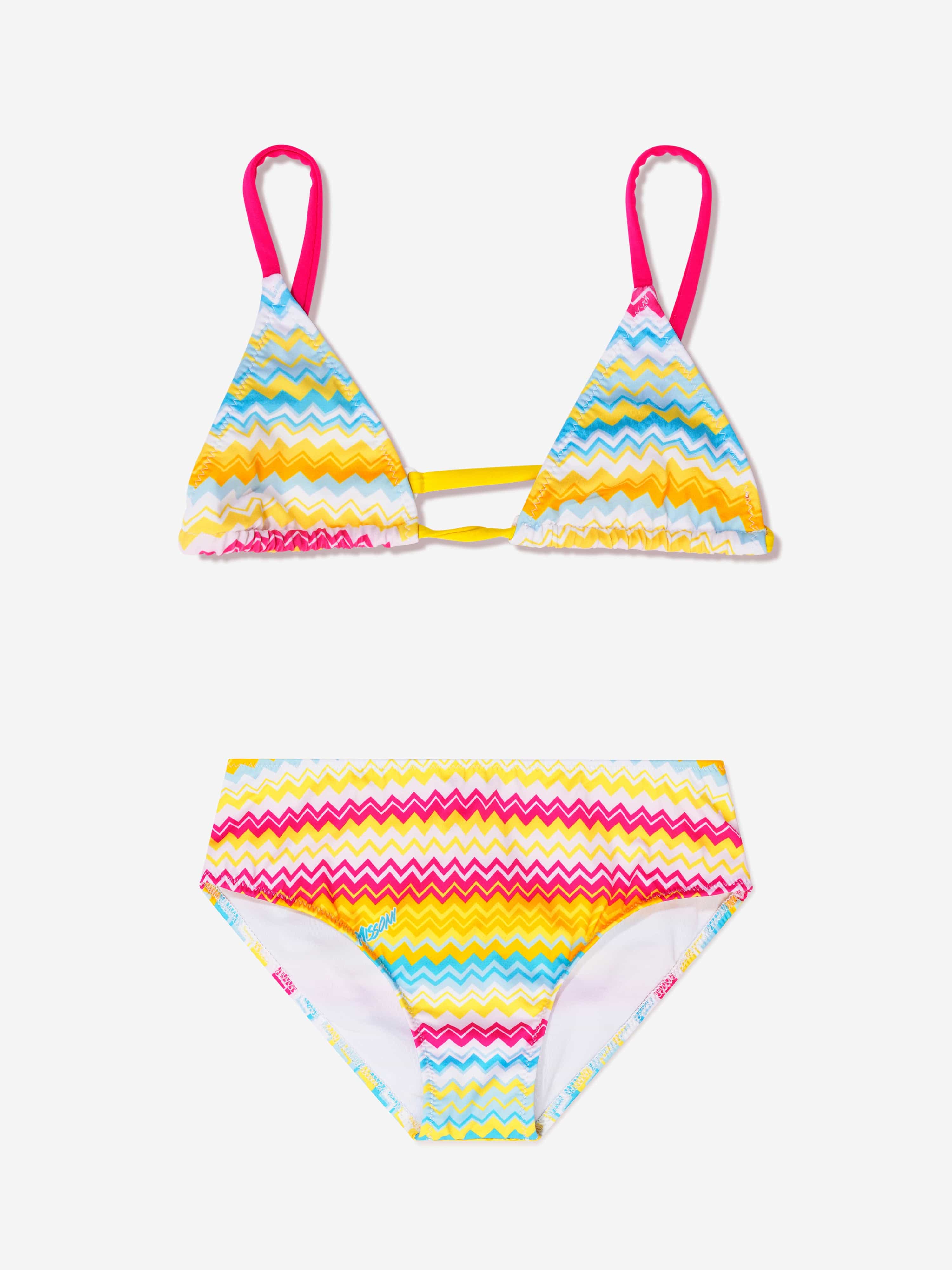 Missoni Girls Zig Zag Bikini in Multicolour