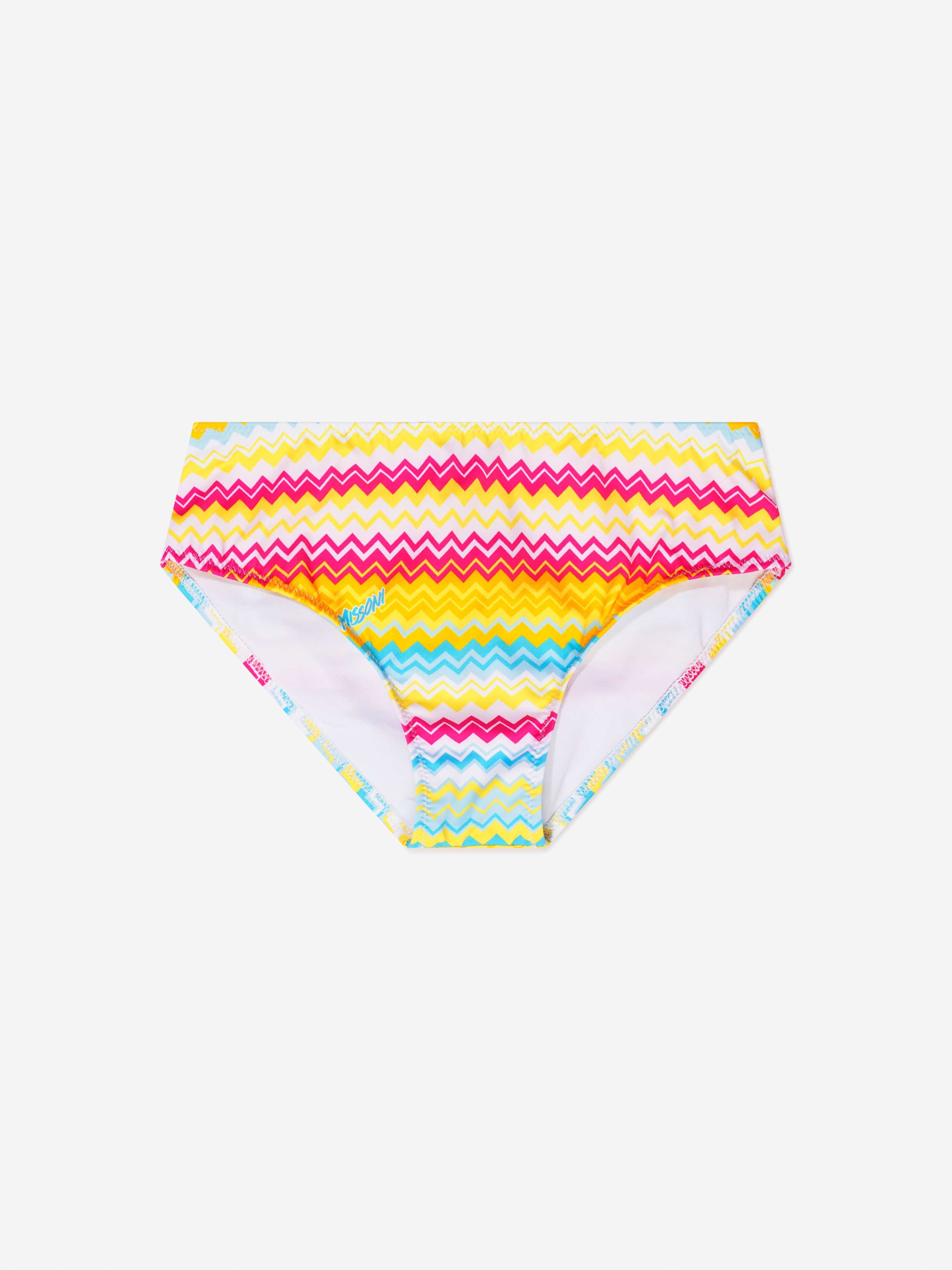 Missoni Girls Zig Zag Bikini in Multicolour