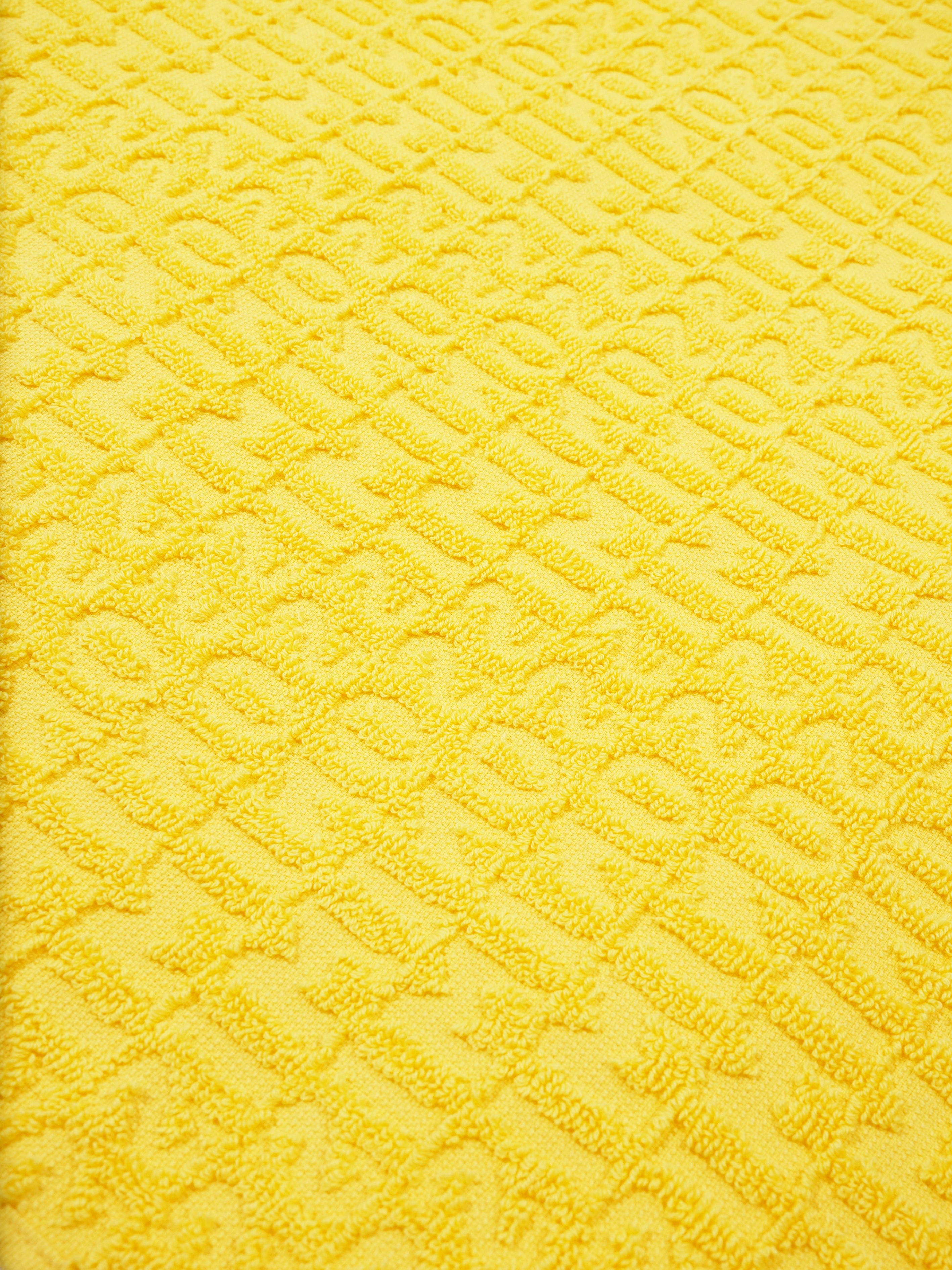 Missoni Kids Logo Towel in Yellow