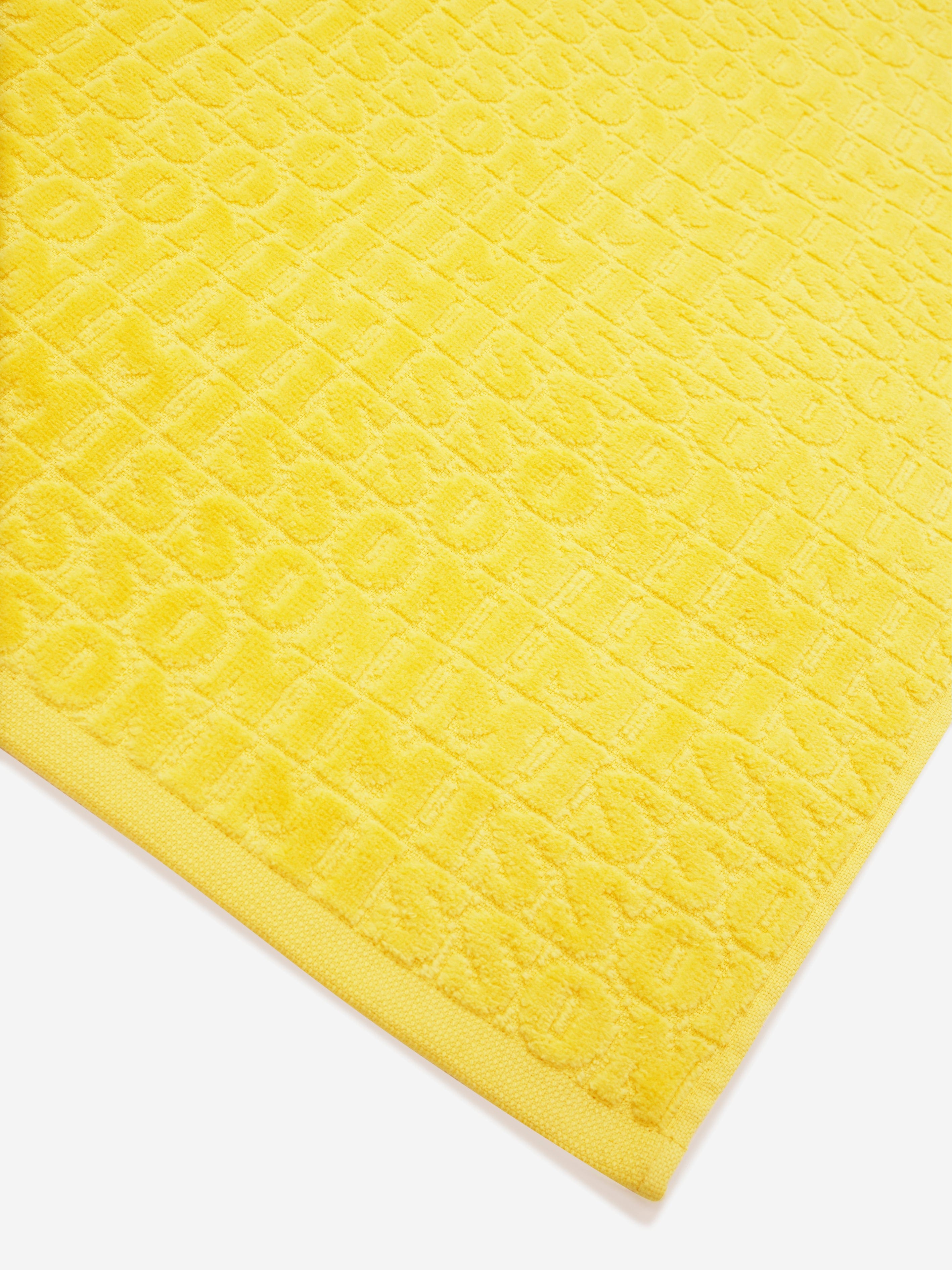 Missoni Kids Logo Towel in Yellow