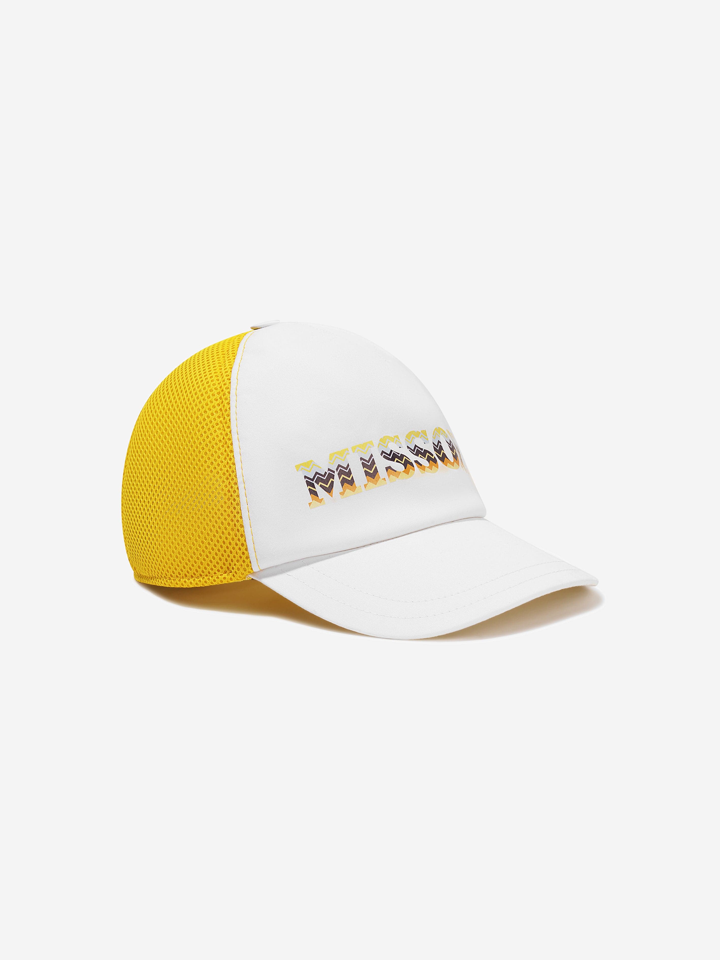 Missoni Boys Logo Cap in White