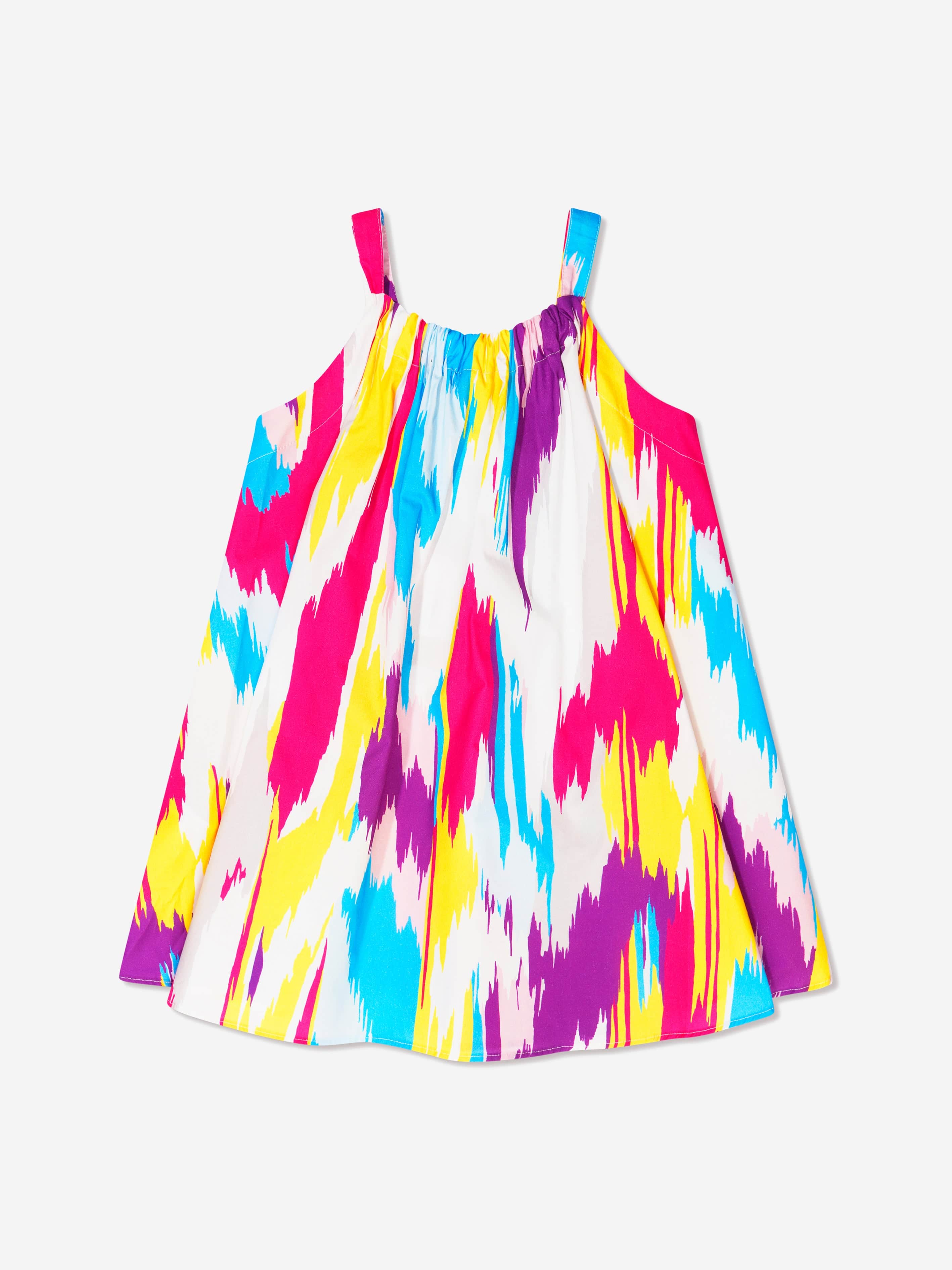 Missoni Girls Sleeveless Woven Dress in Multicolour