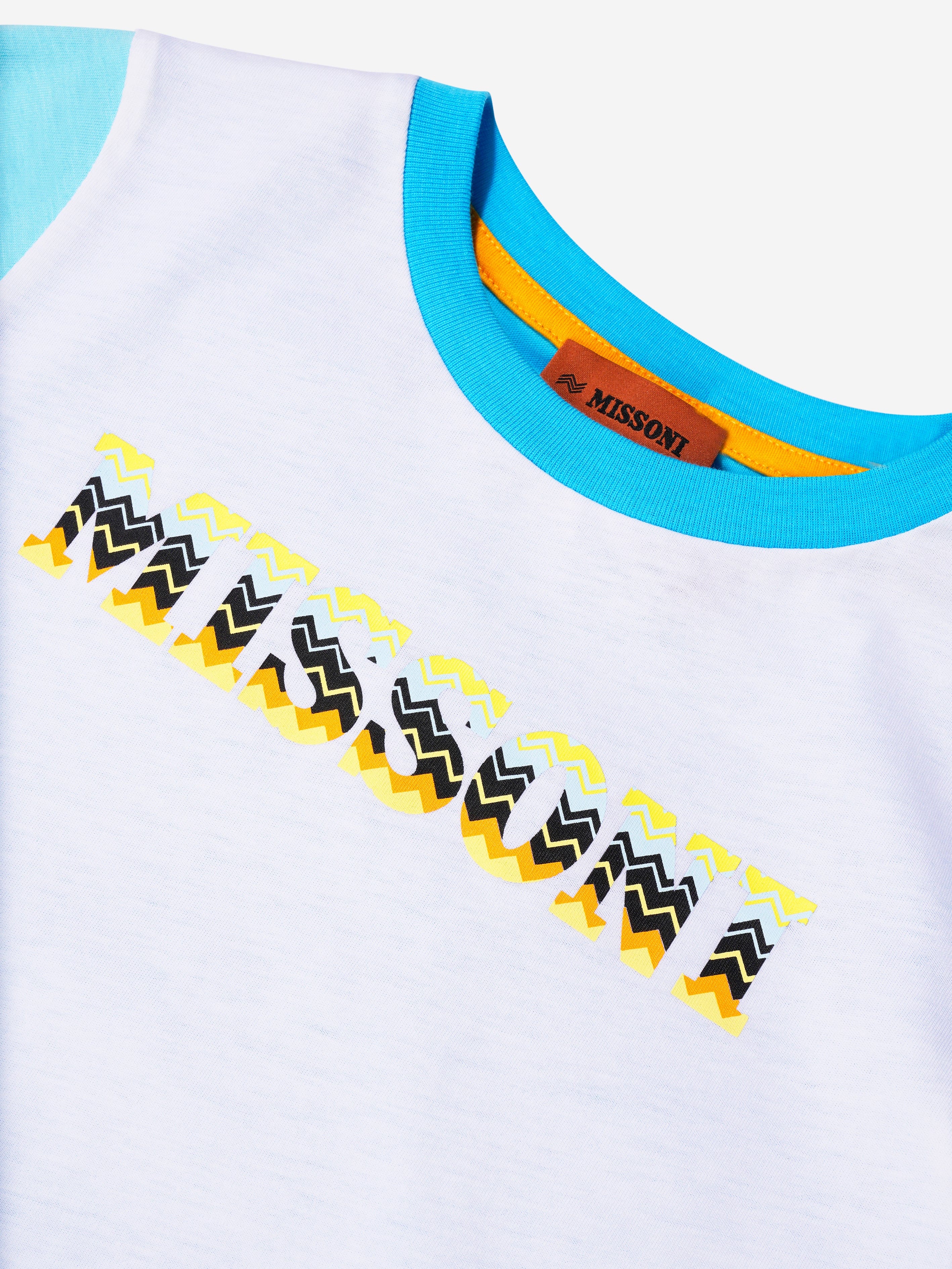 Missoni Boys Logo T-Shirt in White