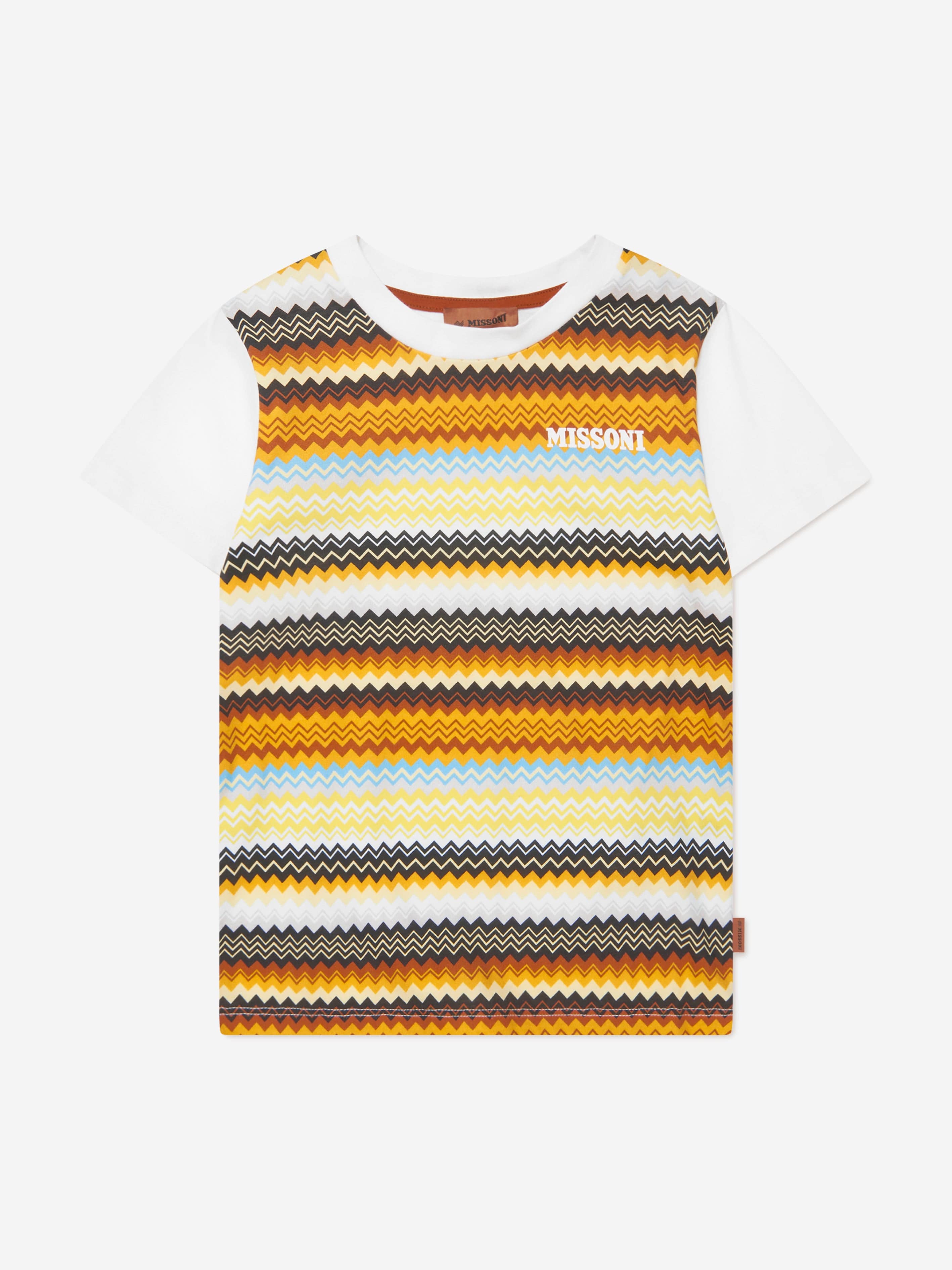 Missoni Boys Zig Zag T-Shirt in Multicolour