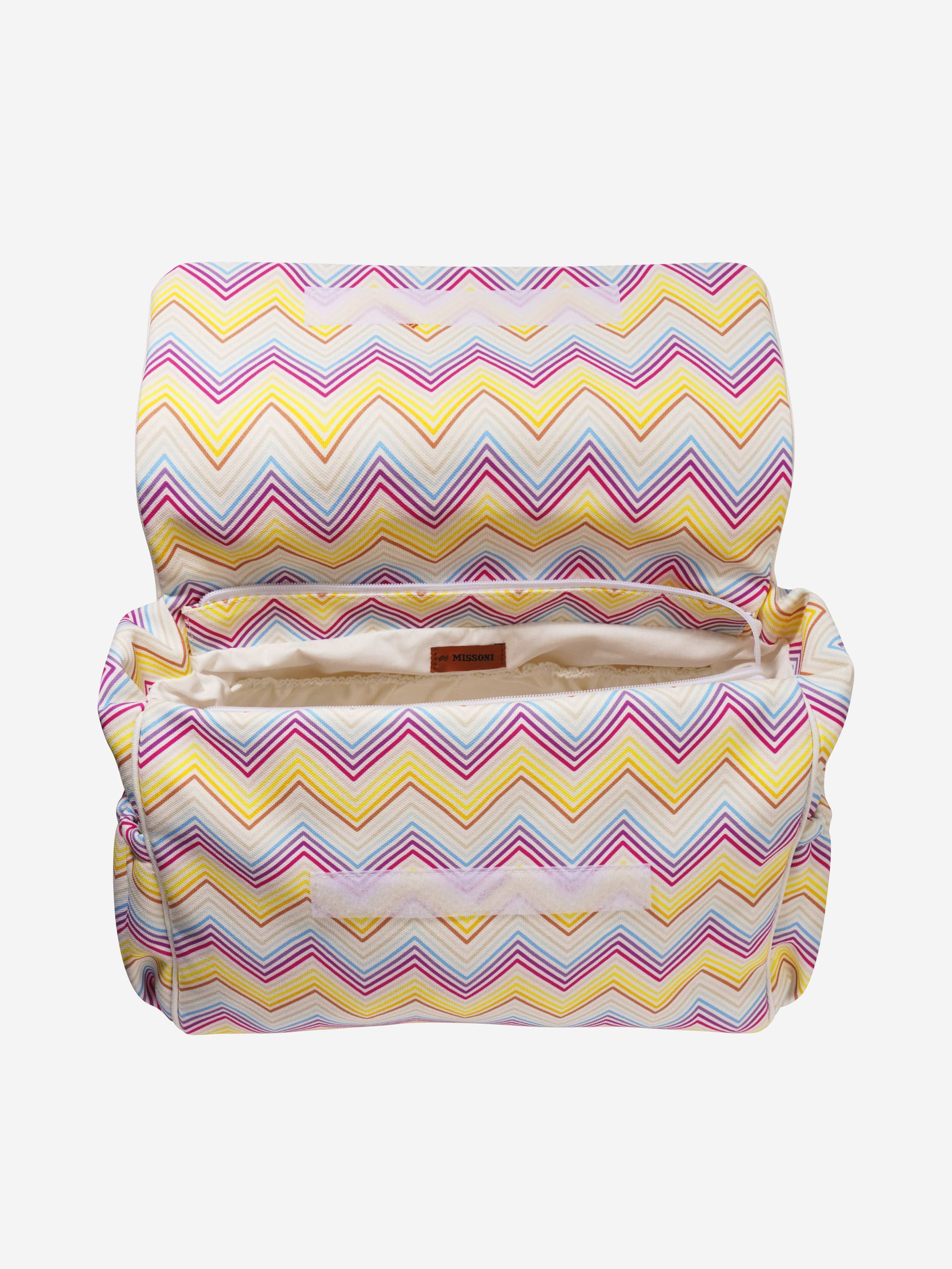 Missoni Baby Girls Zig Zag Changing Bag in Multicolour