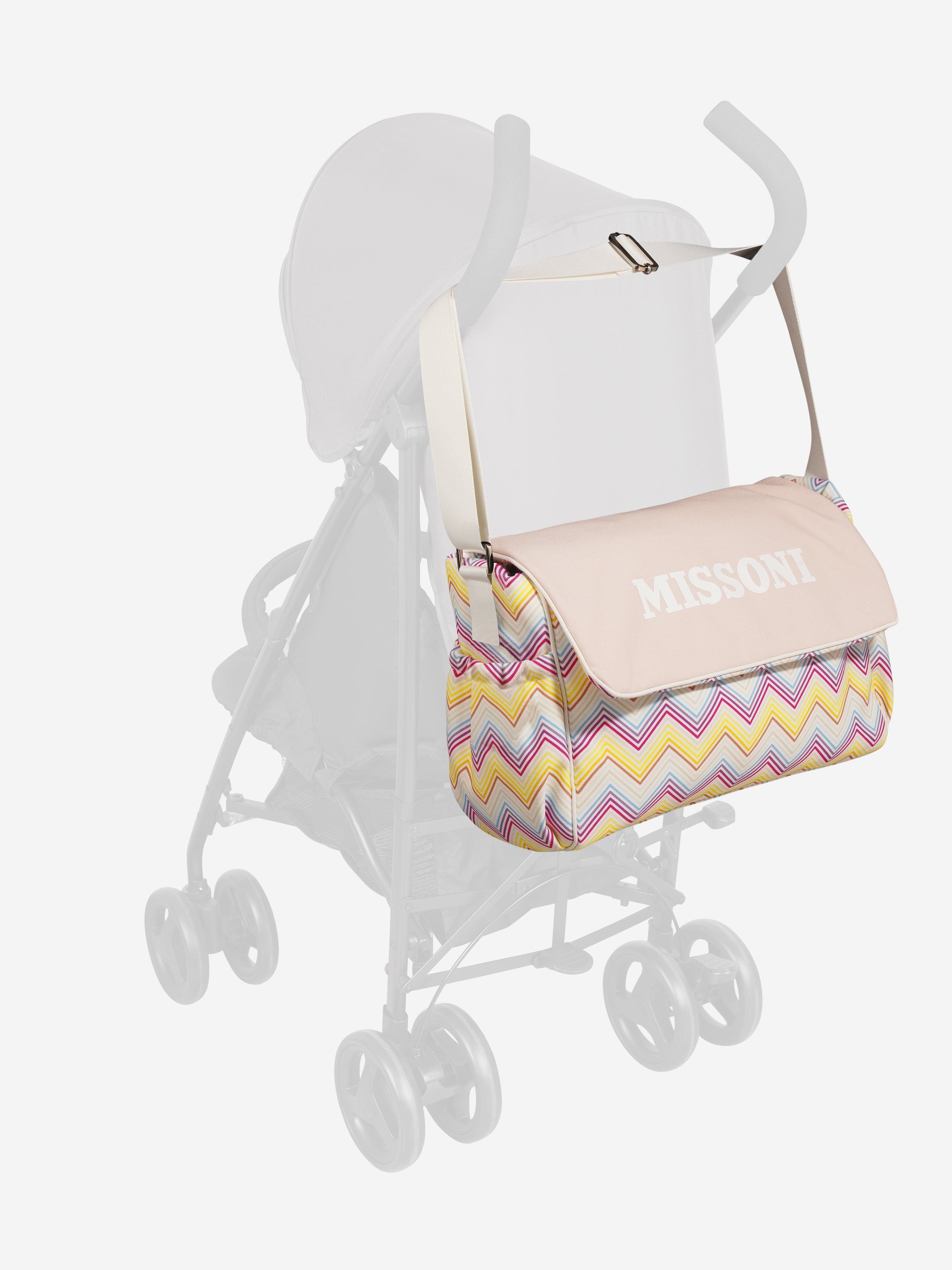 Missoni Baby Girls Zig Zag Changing Bag in Multicolour