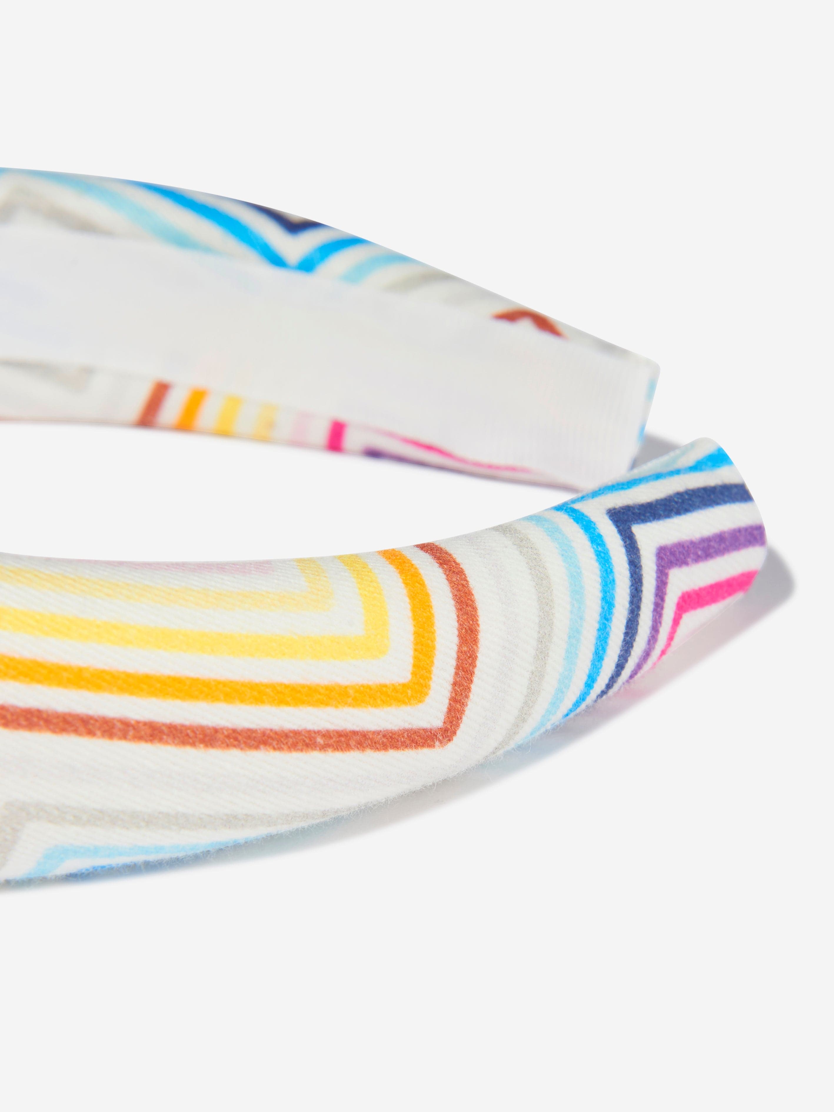 Missoni Girls Zig Zag Headband in Multicolour