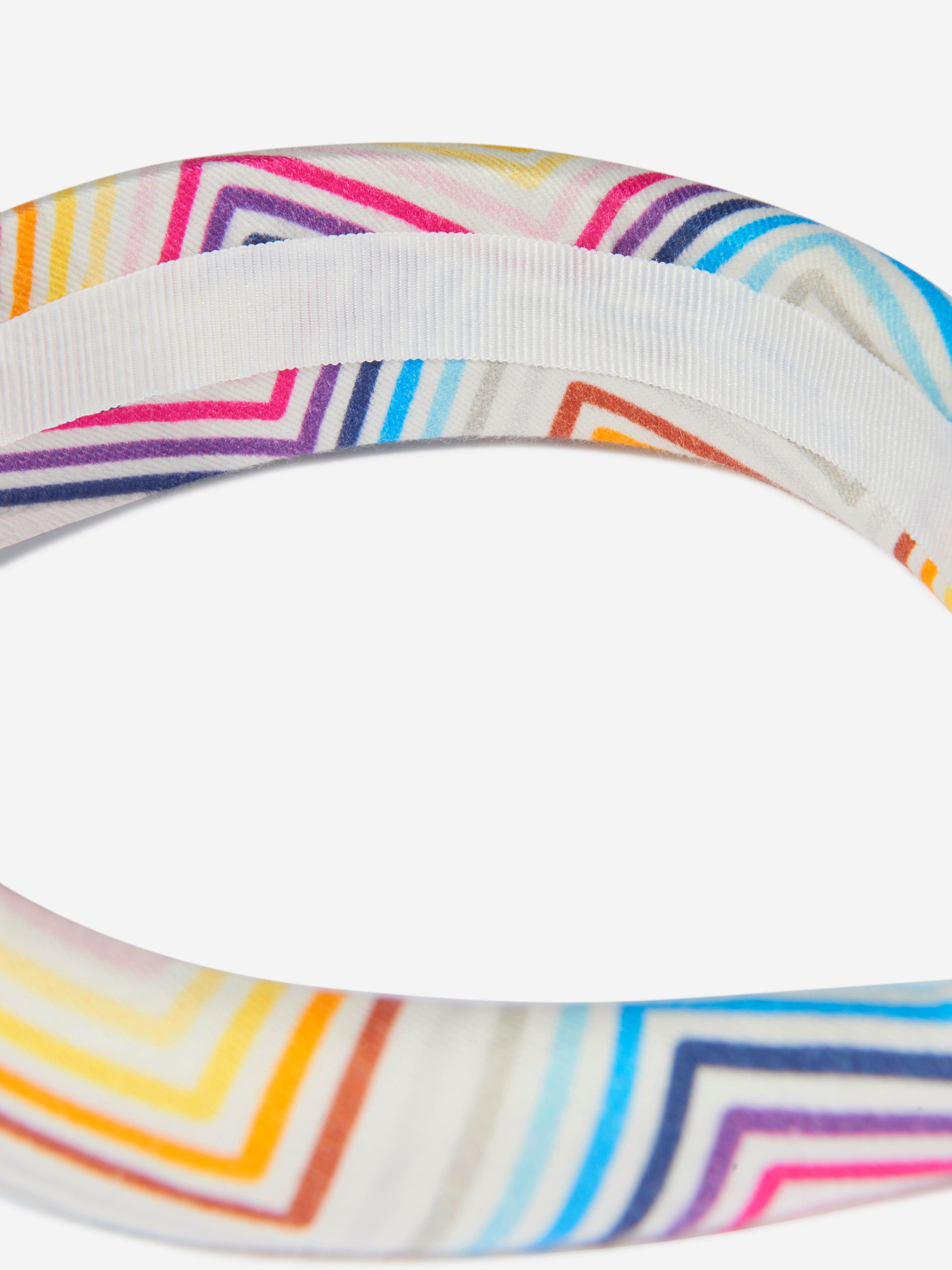 Missoni Girls Zig Zag Headband in Multicolour