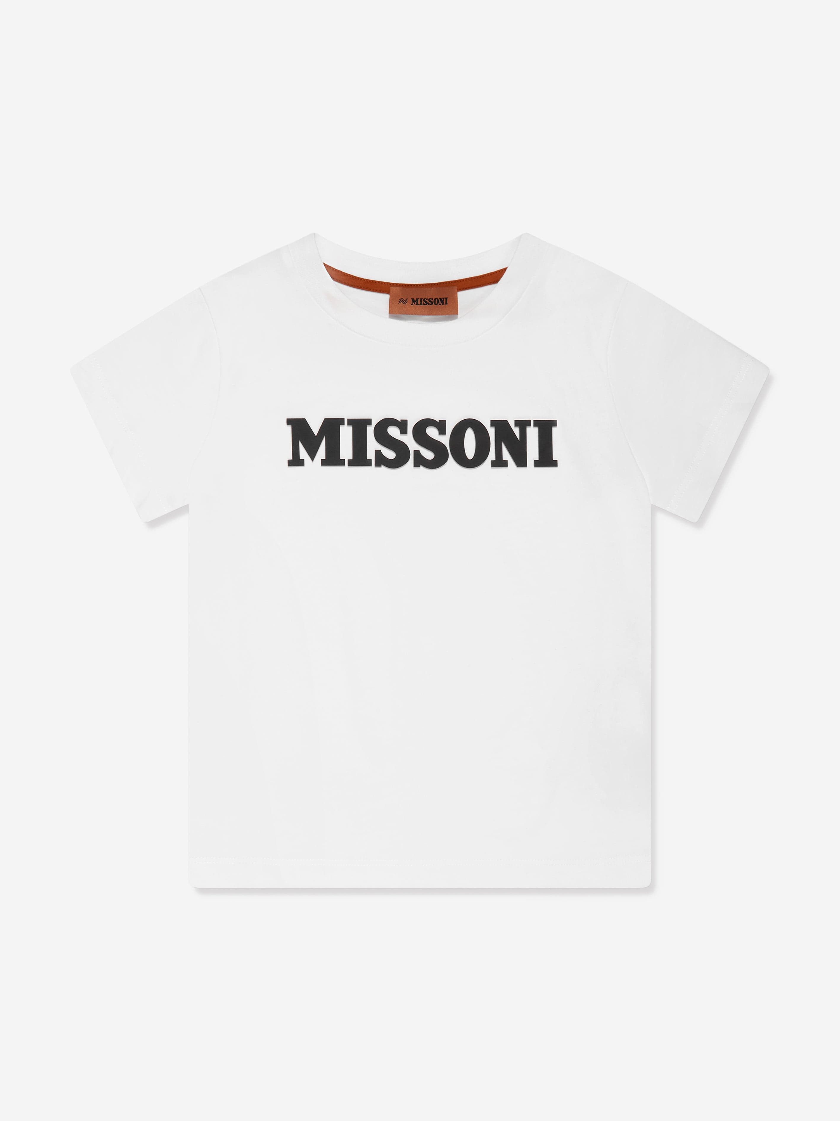 Missoni Kids Logo T-Shirt in White