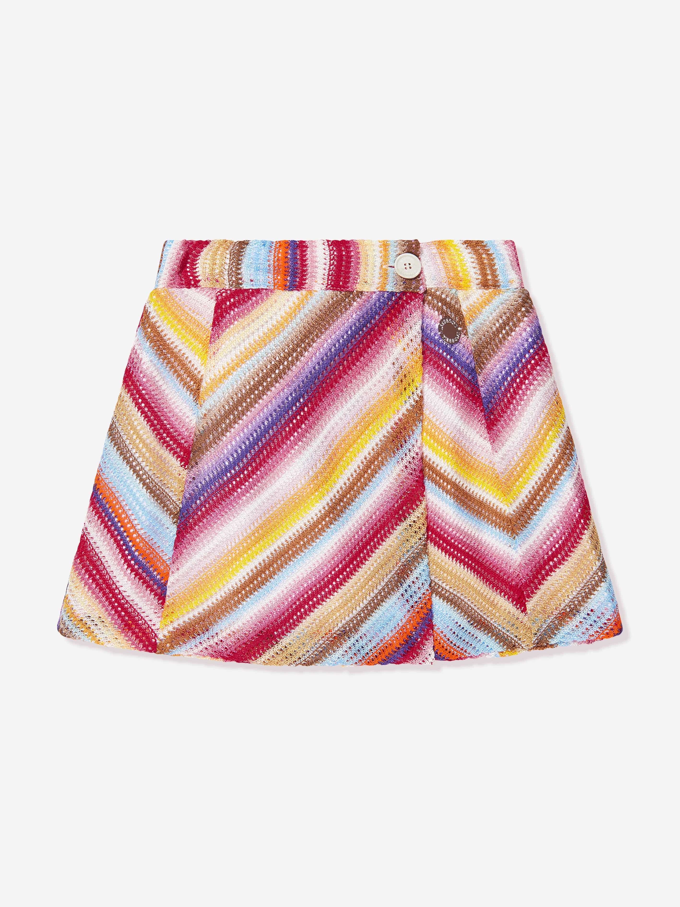 Missoni Girls Striped Skirt in Multicolour