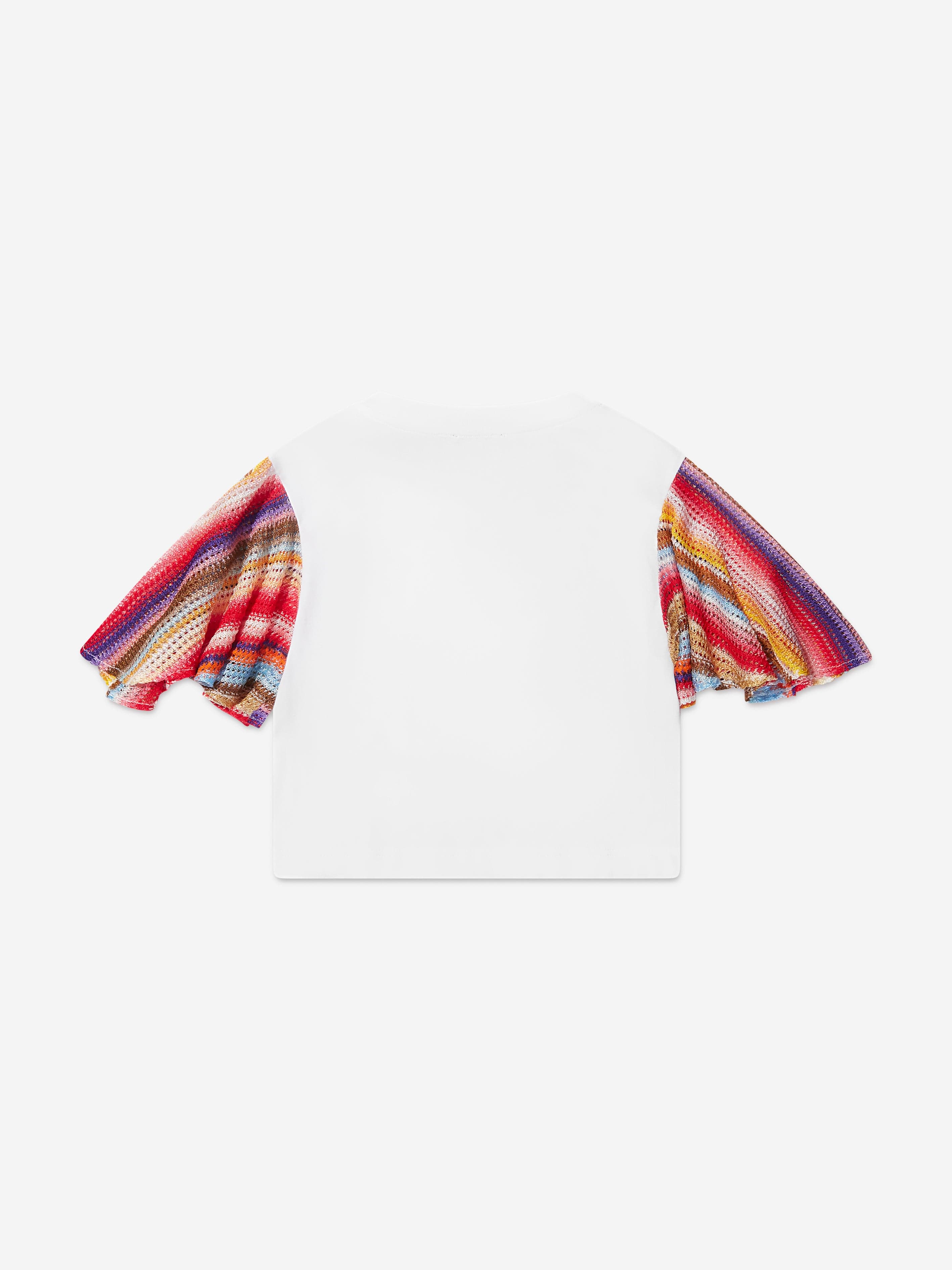 Missoni Girls Logo T-Shirt in White