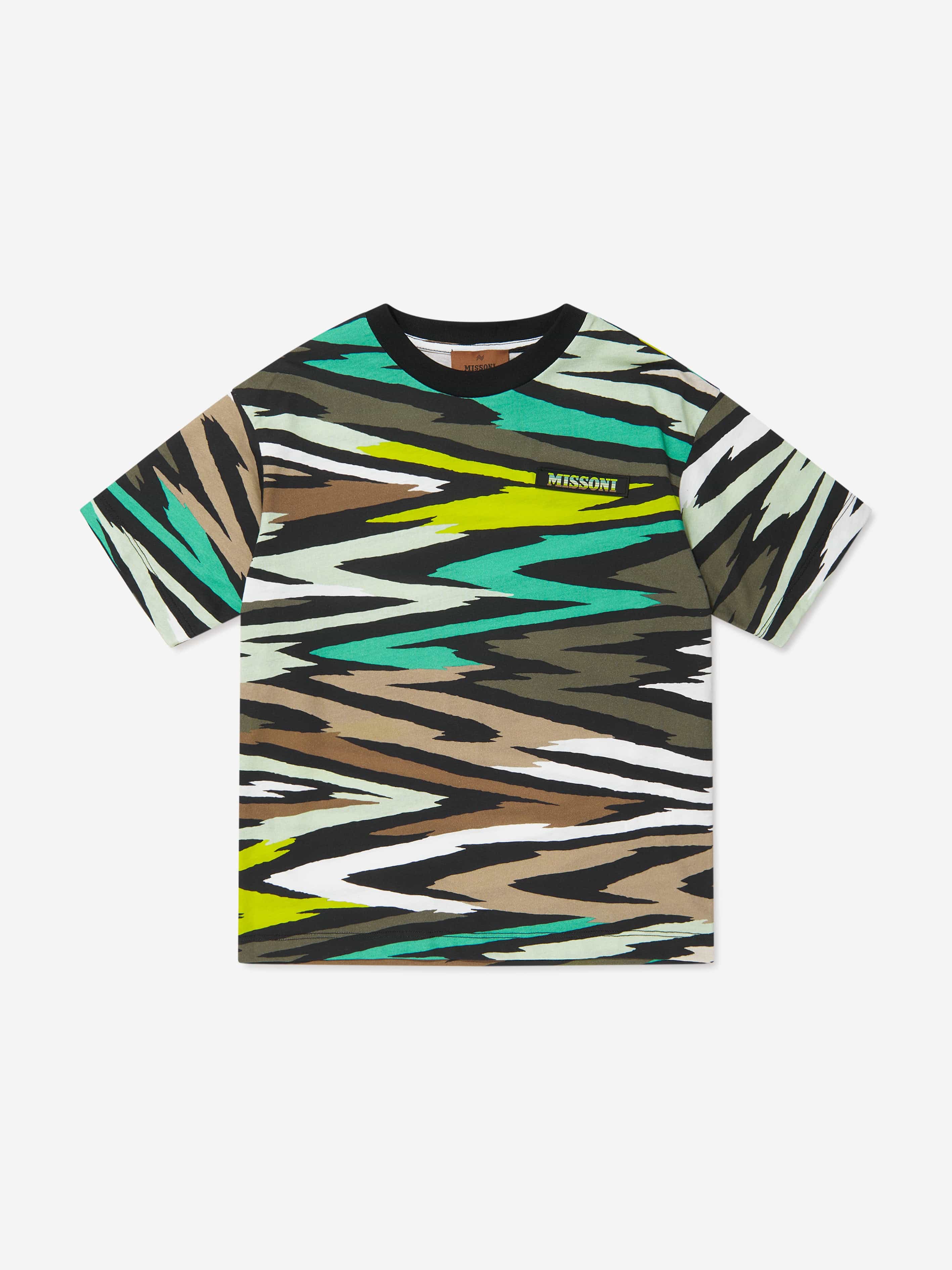 Missoni Boys Logo T-Shirt in Multicolour