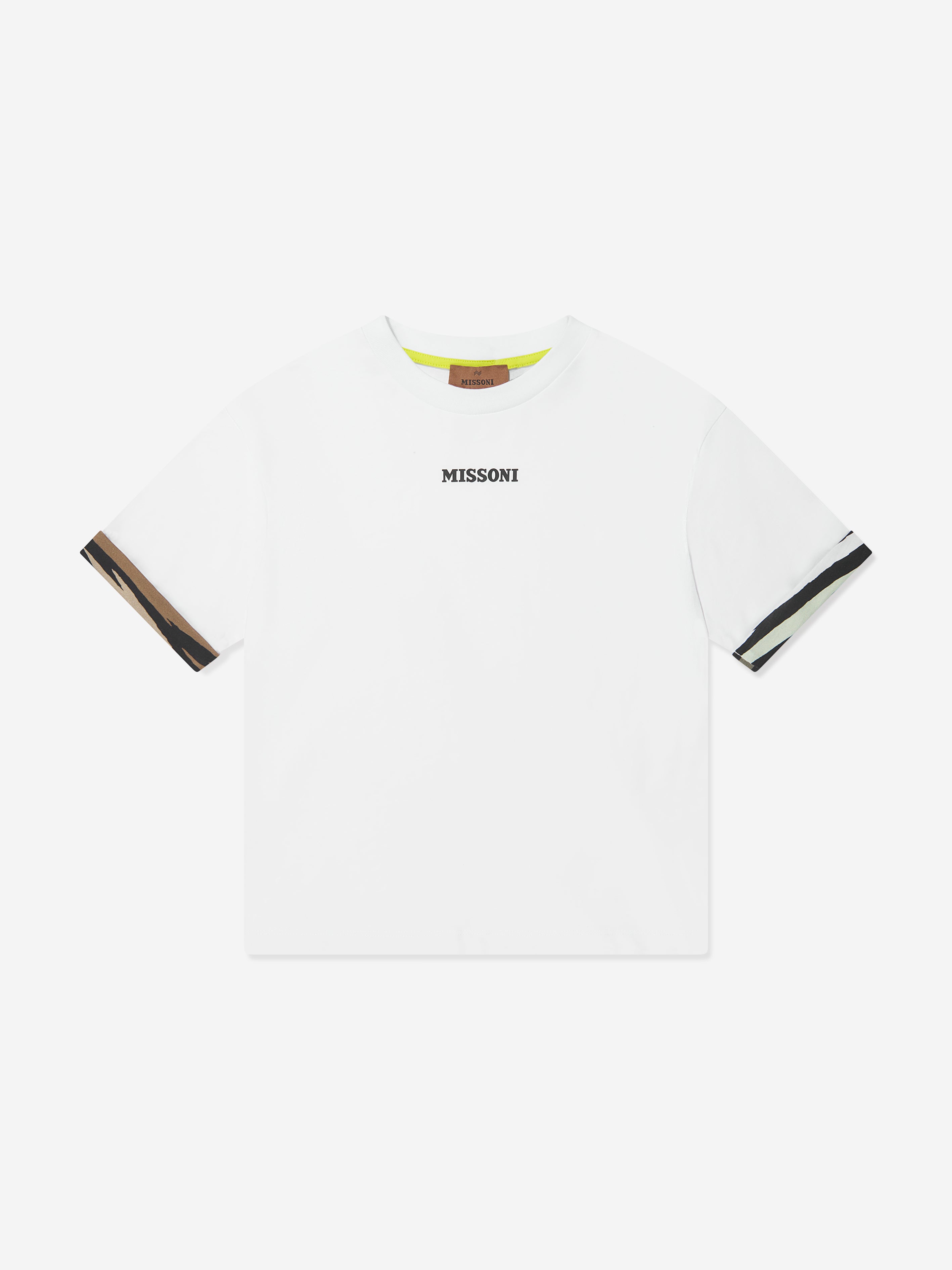 Missoni Boys Logo T-Shirt in White