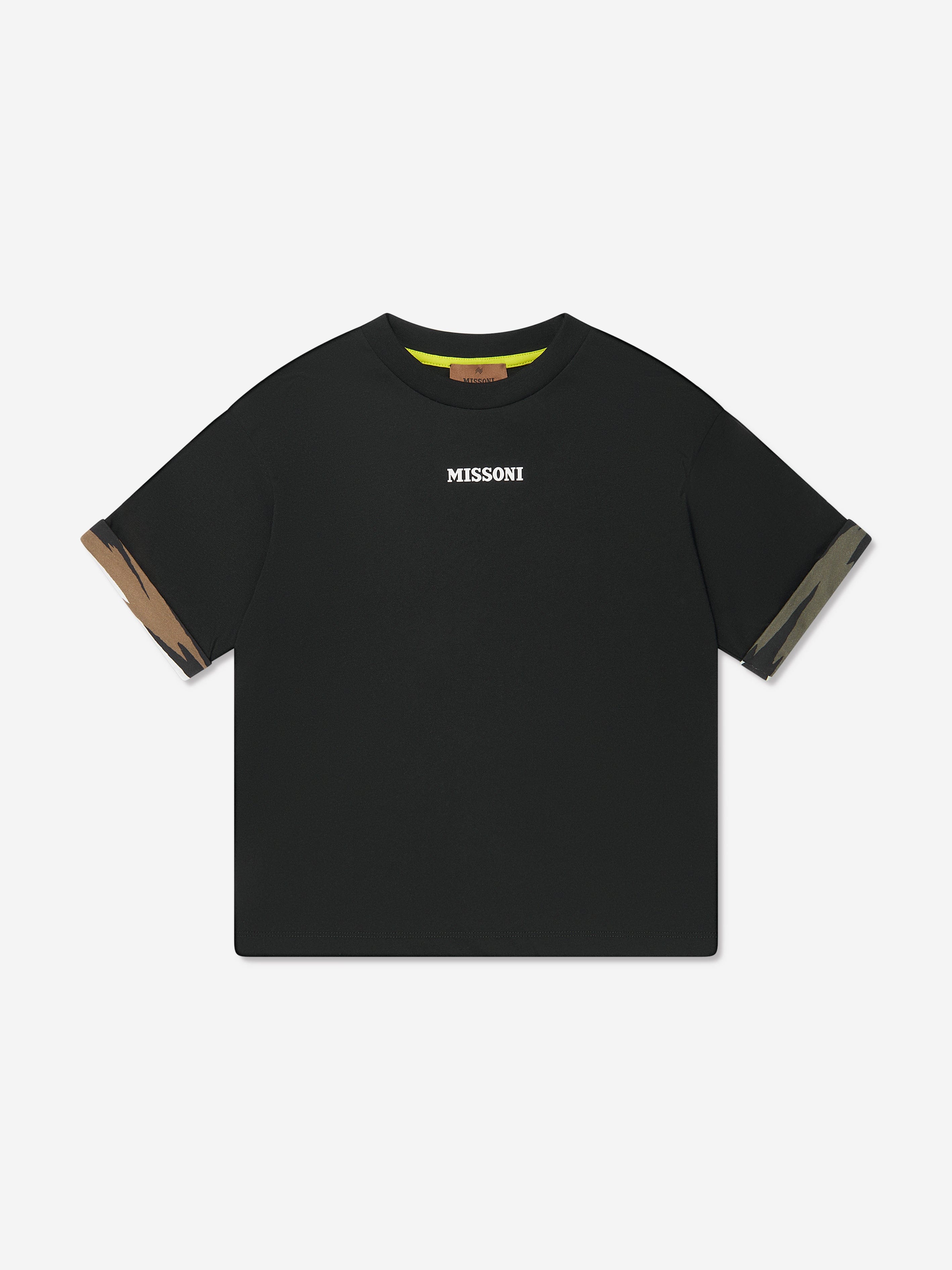 Missoni Boys Logo T-Shirt in Black