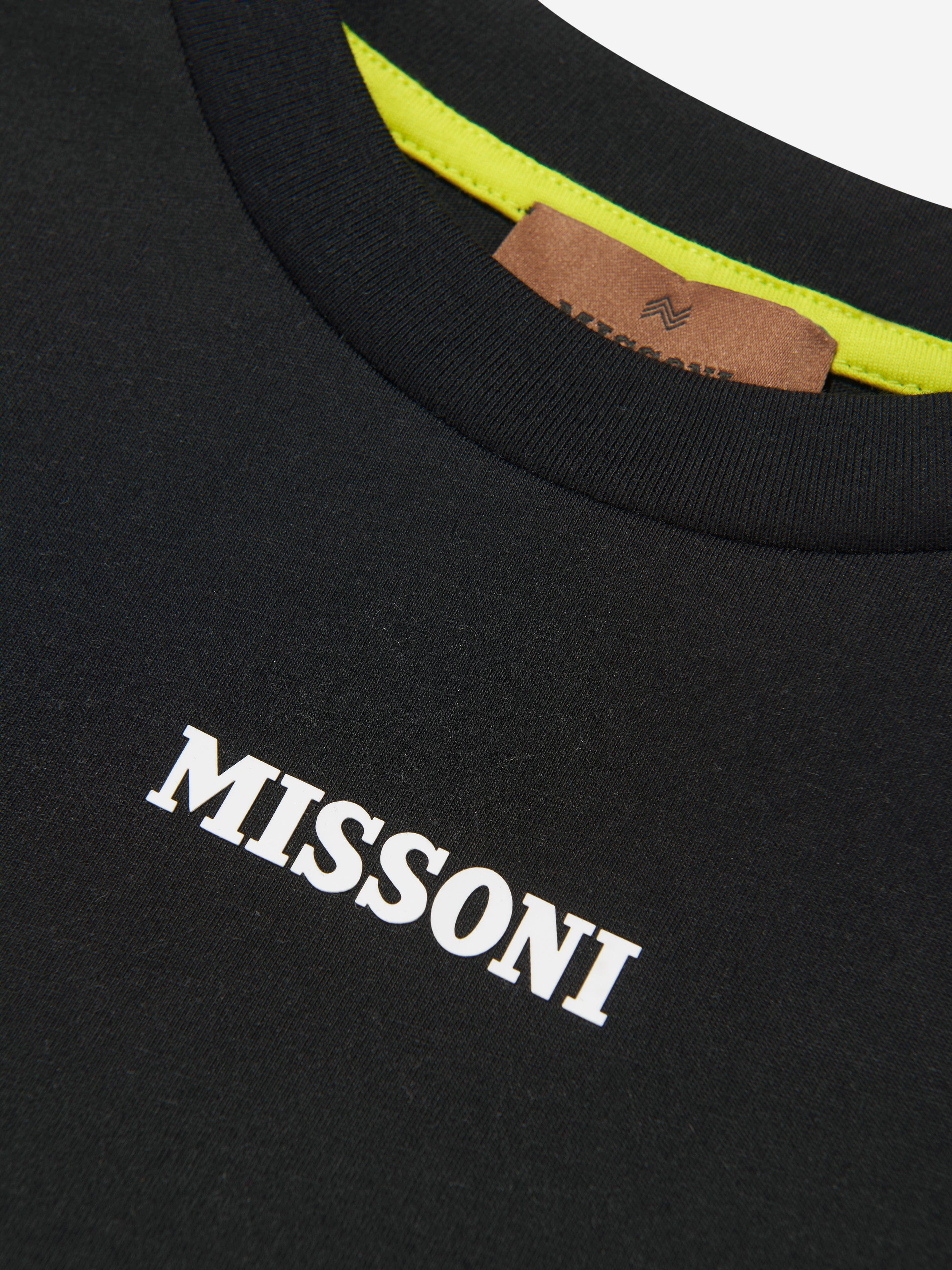 Missoni Boys Logo T-Shirt in Black